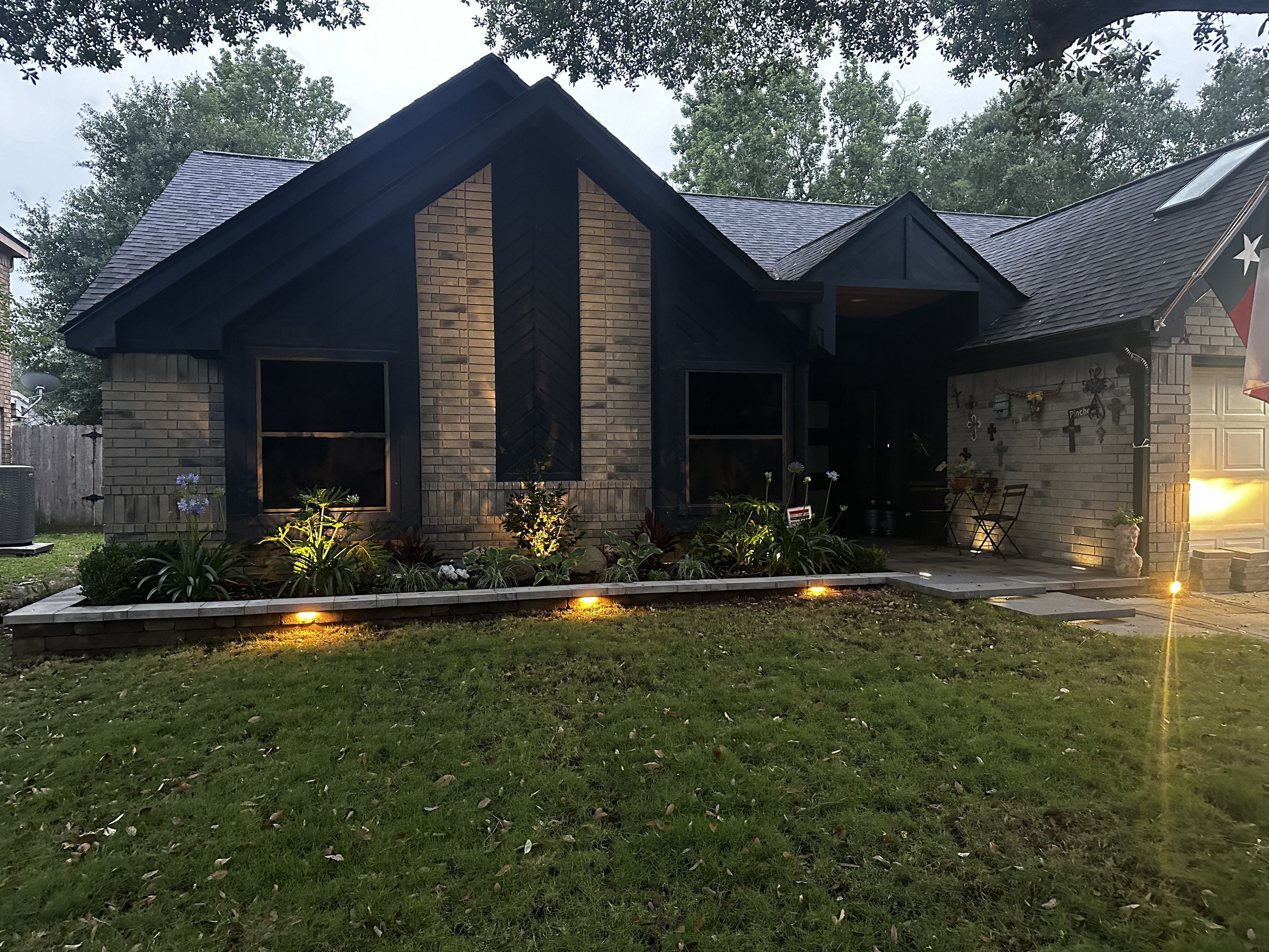 Lighting for Atlas Land Design in Creekside Park, TX