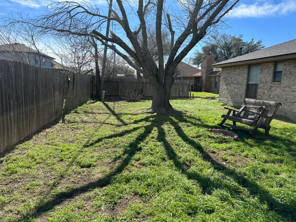 Mowing for Allen Lawn Care in Taylor, Texas