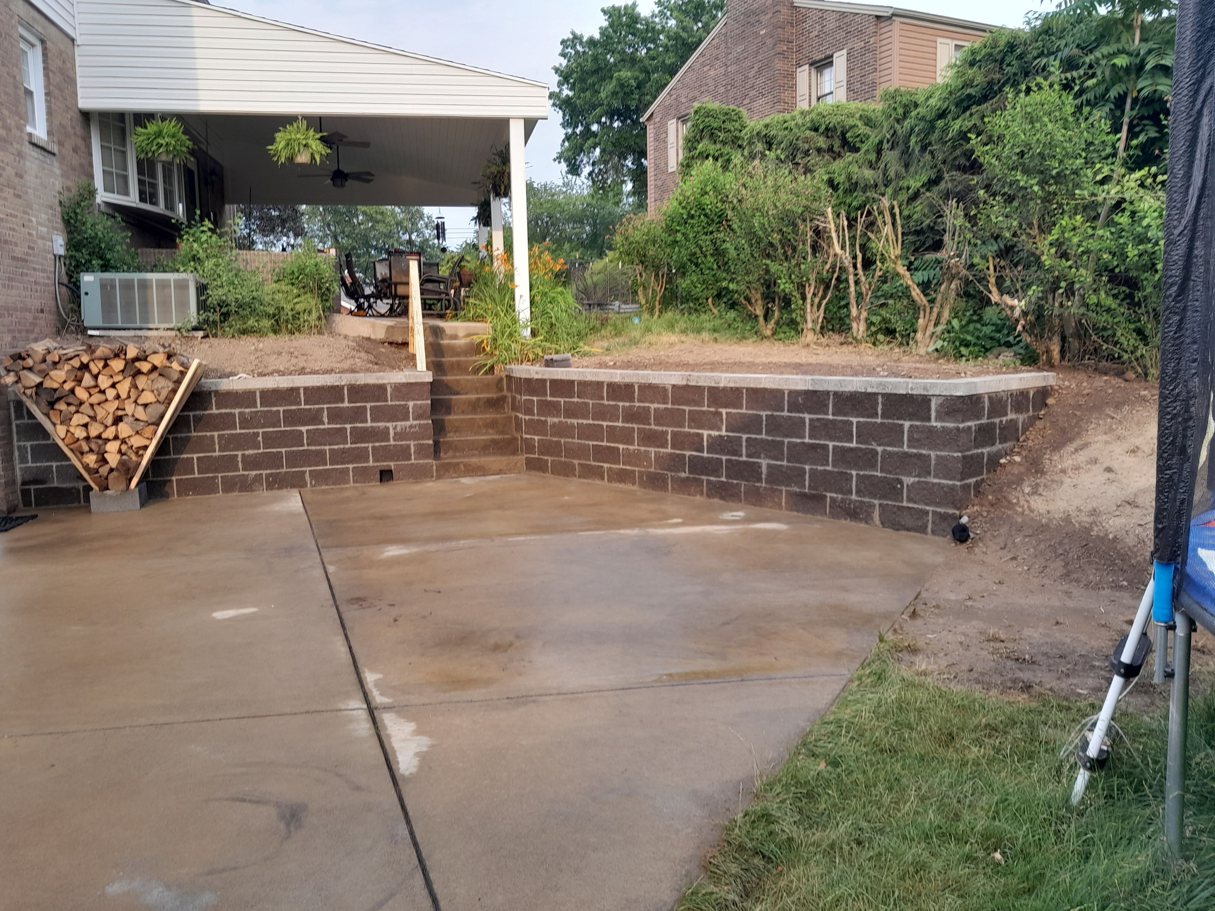 Retaining Wall  for Joseph Little Home Improvements in Pittsburgh, PA