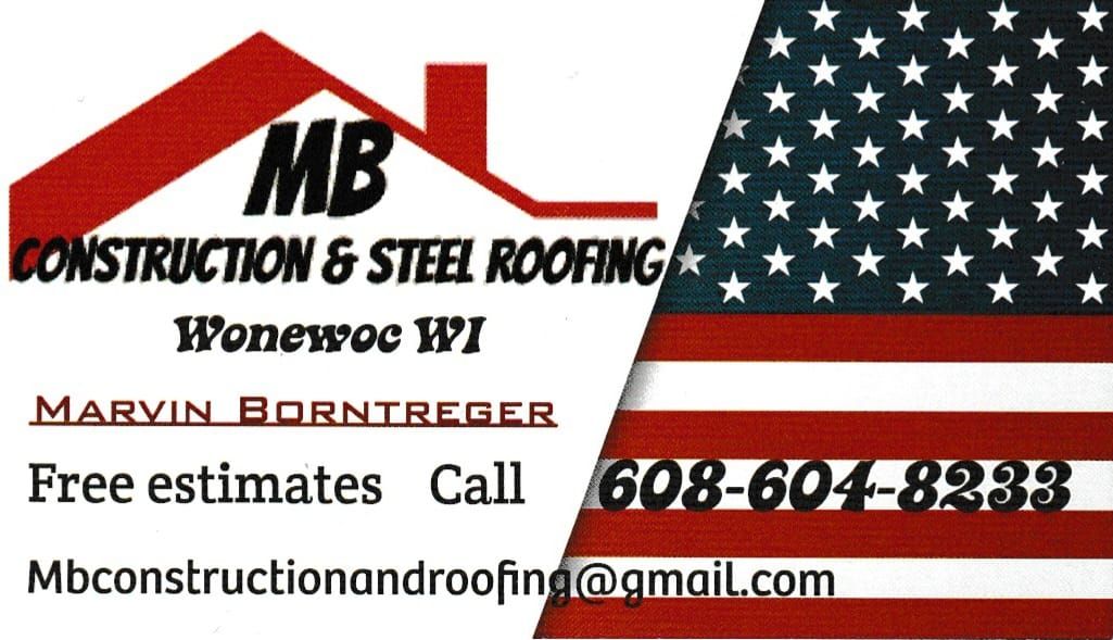  for MB Construction and Steel Roofing LLC in Wonewoc, WI