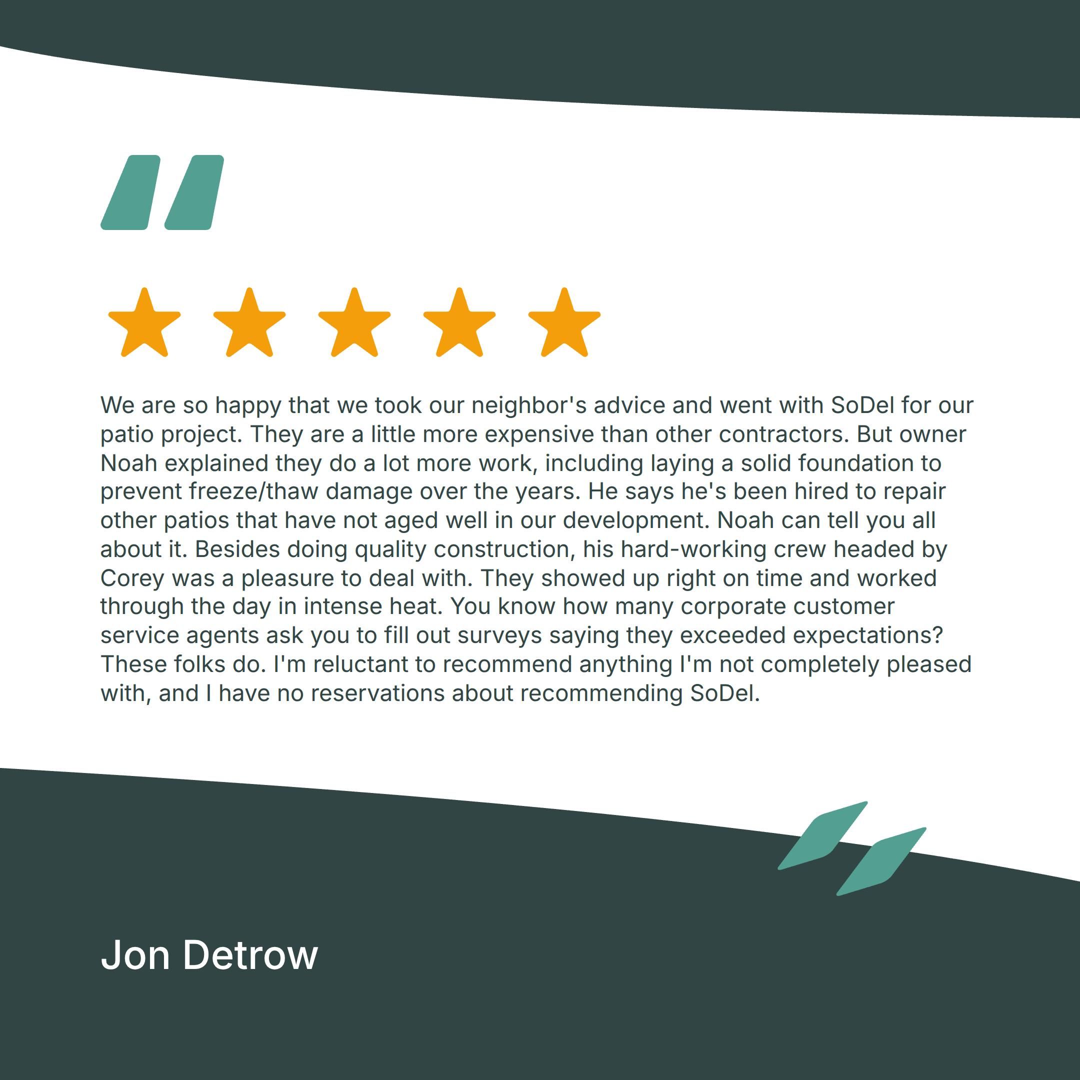  for SoDel Stone Works & Construction LLC in Sussex County, DE