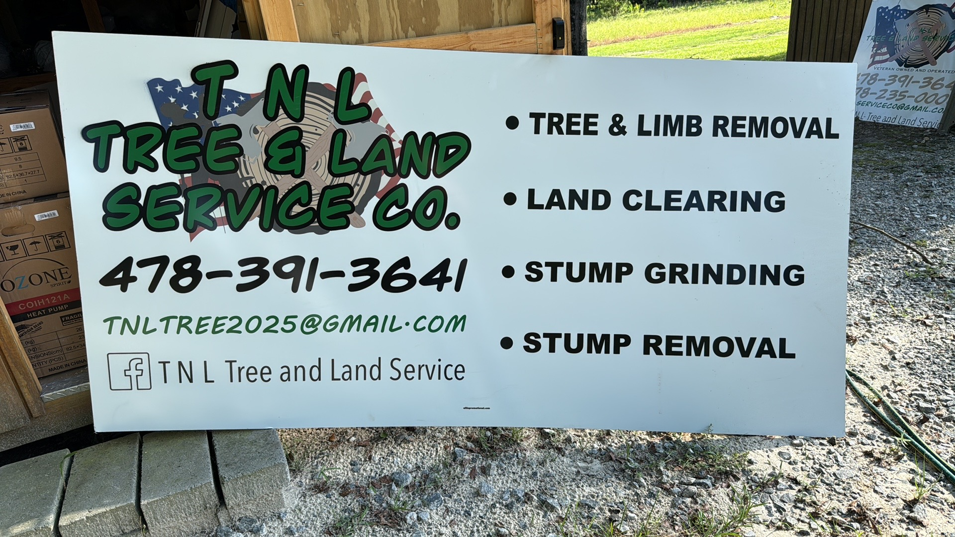 for T N L - Tree and Land Service in Reynolds, GA
