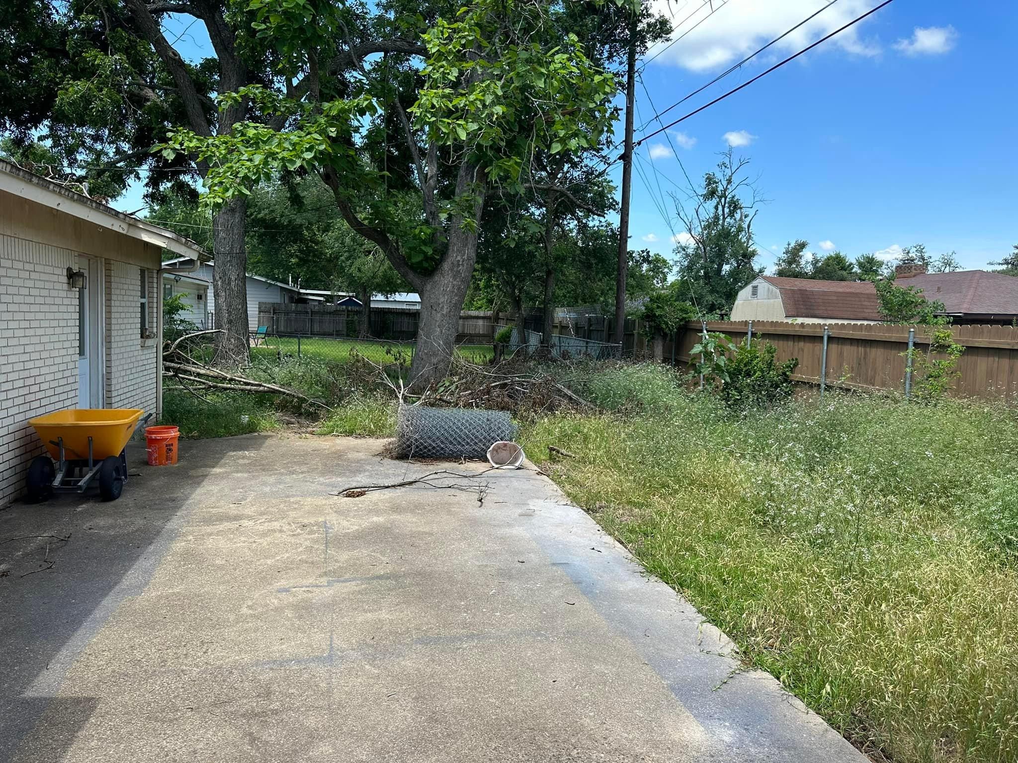 Mowing for Allen Lawn Care in Taylor, Texas