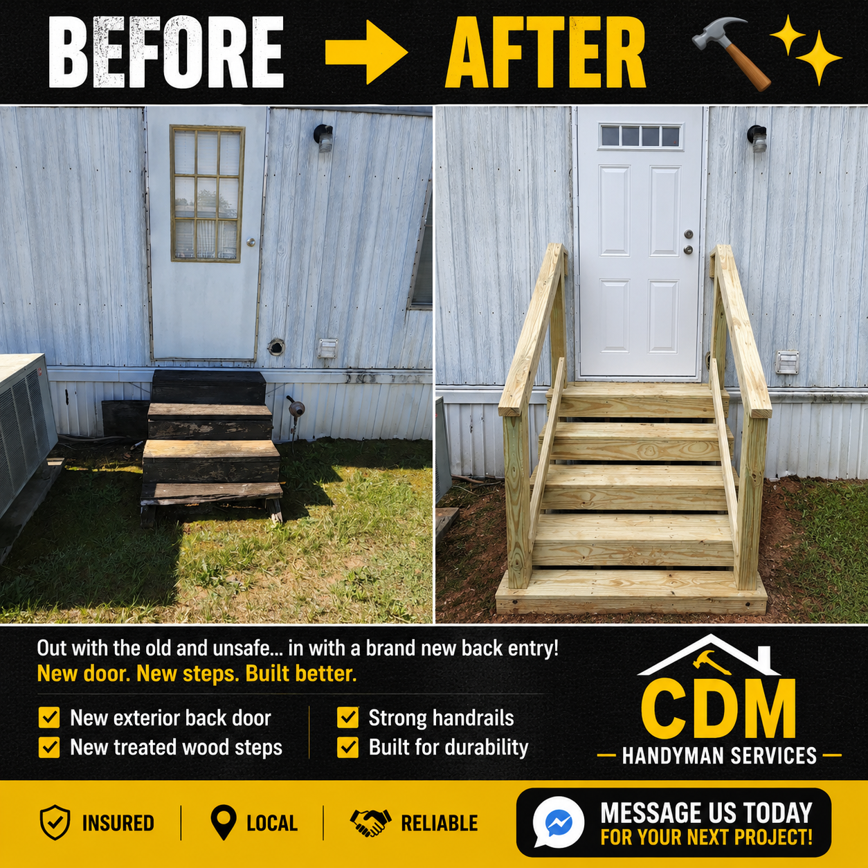  for CDM Handyman Services in Mount Airy, NC