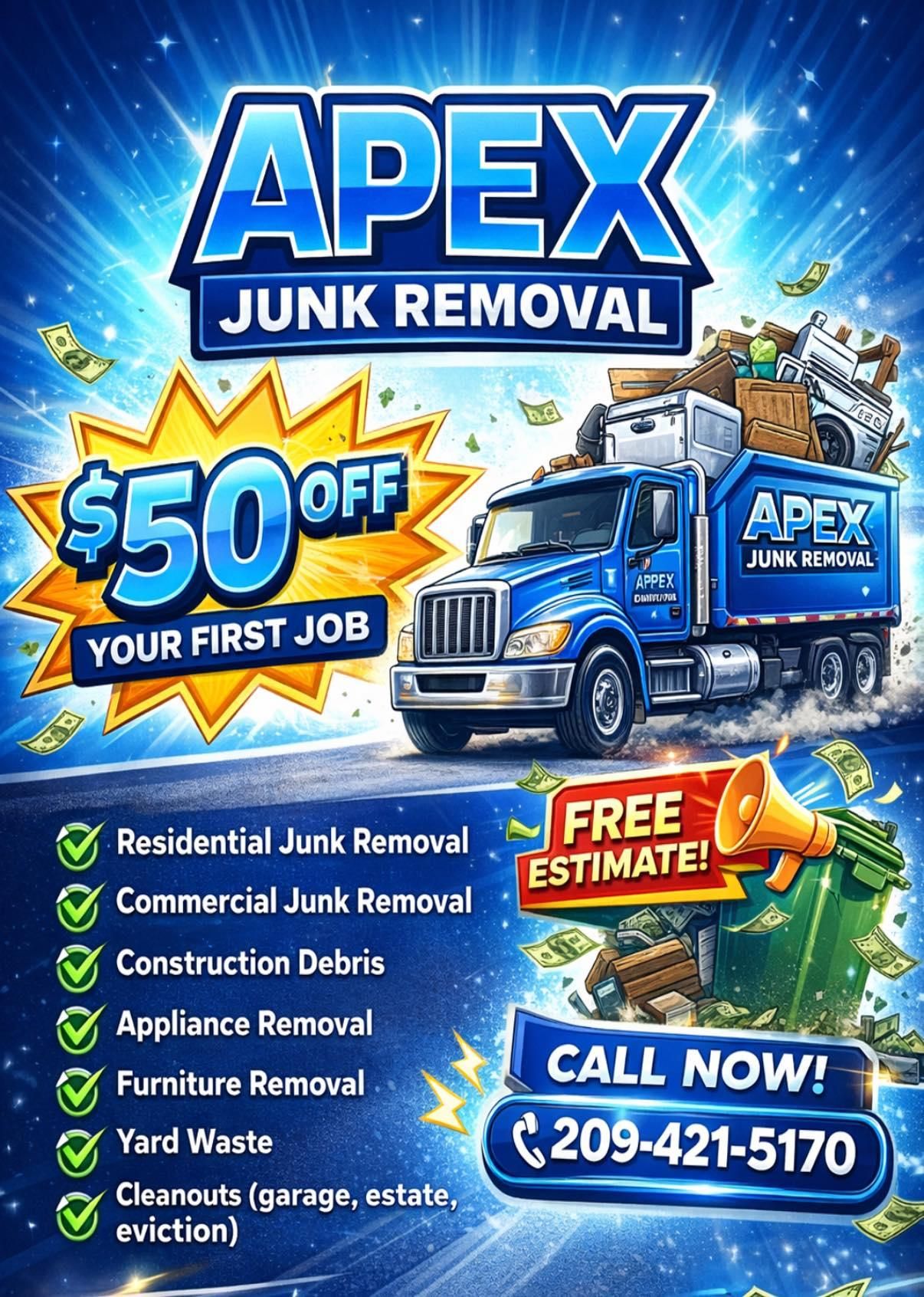  for Apex Junk Removal in Owasso, OK