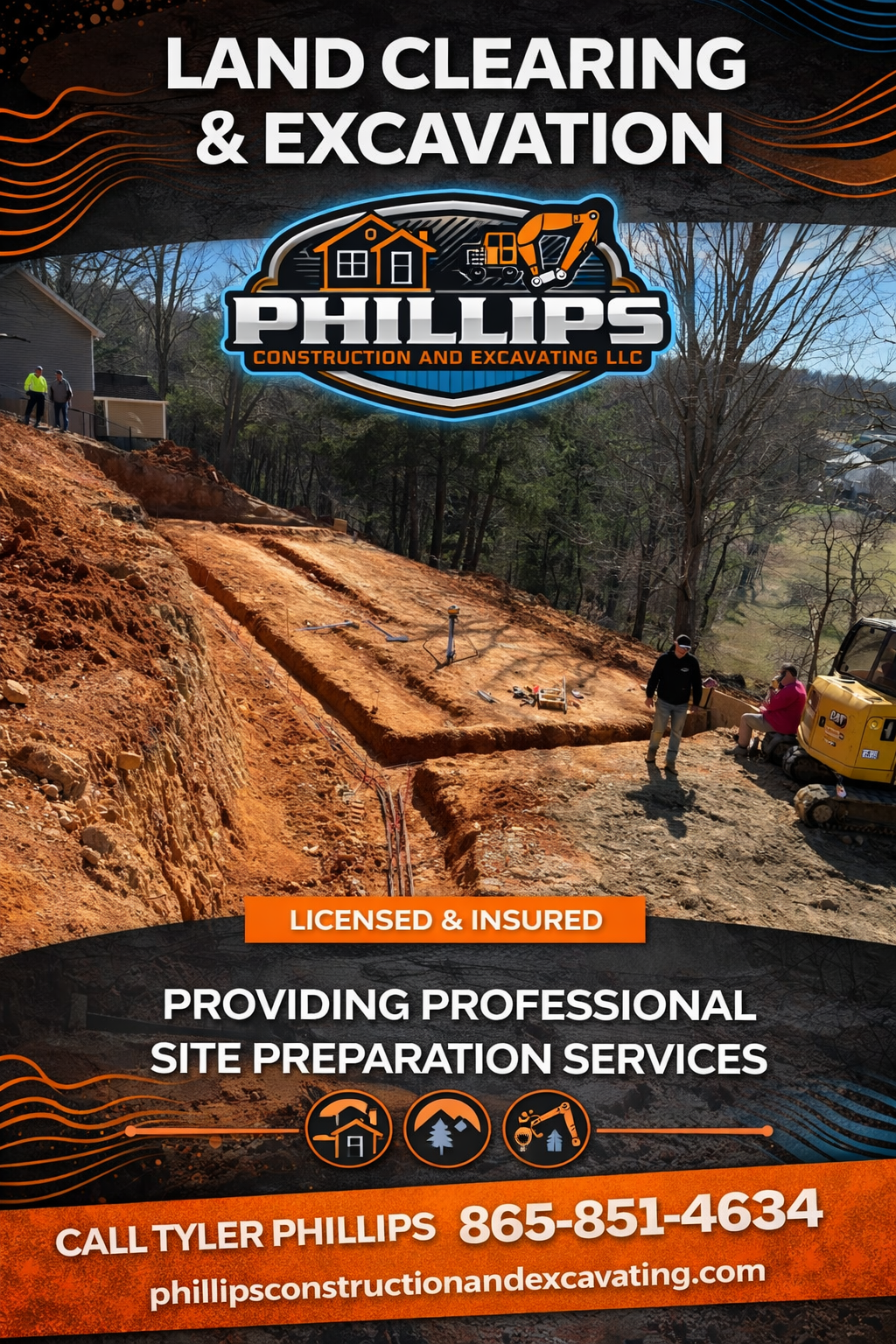  for Phillips Construction and Excavating in Seymour, TN