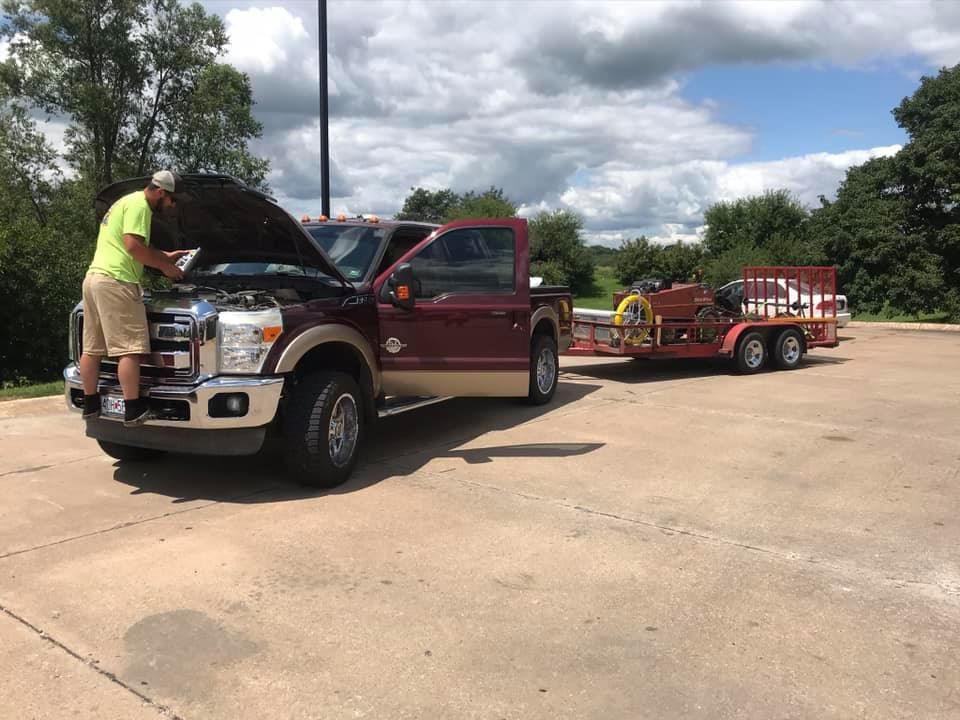 Excavating for PATCO Underground in Canton, MO