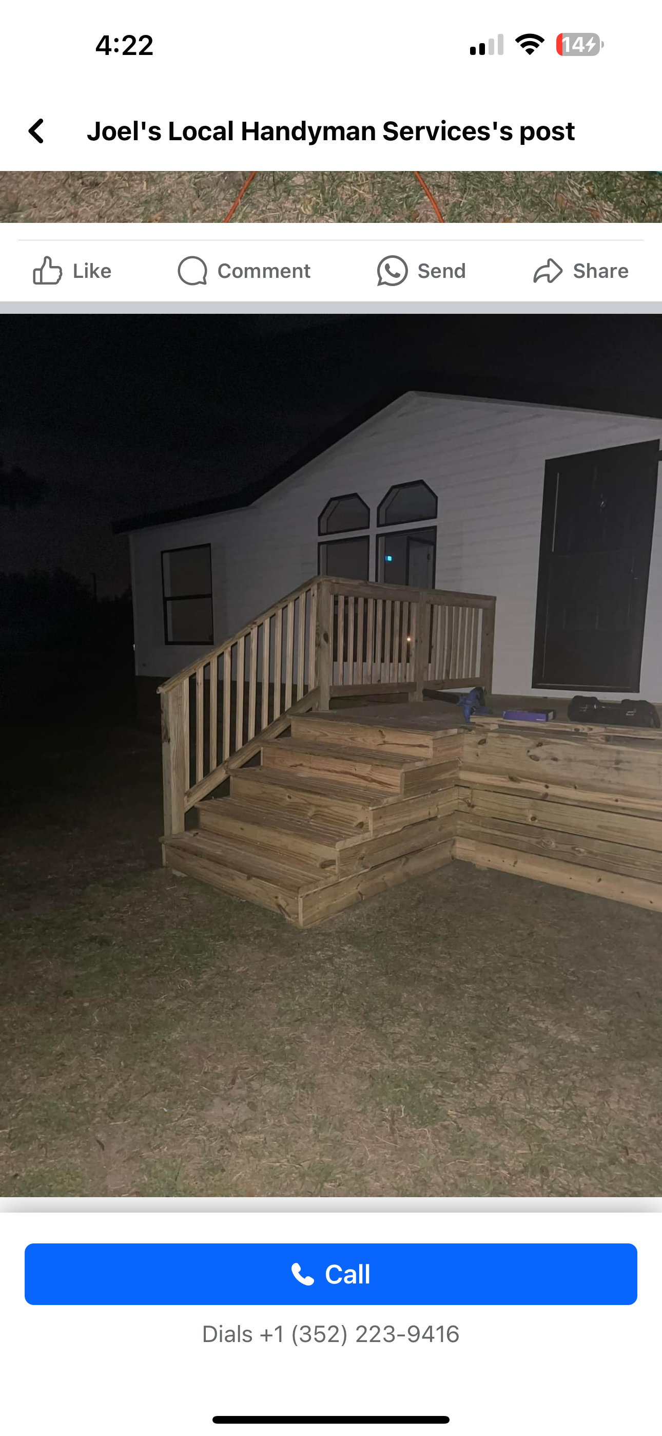  for Joel's Local Handyman Services in Clermont, FL