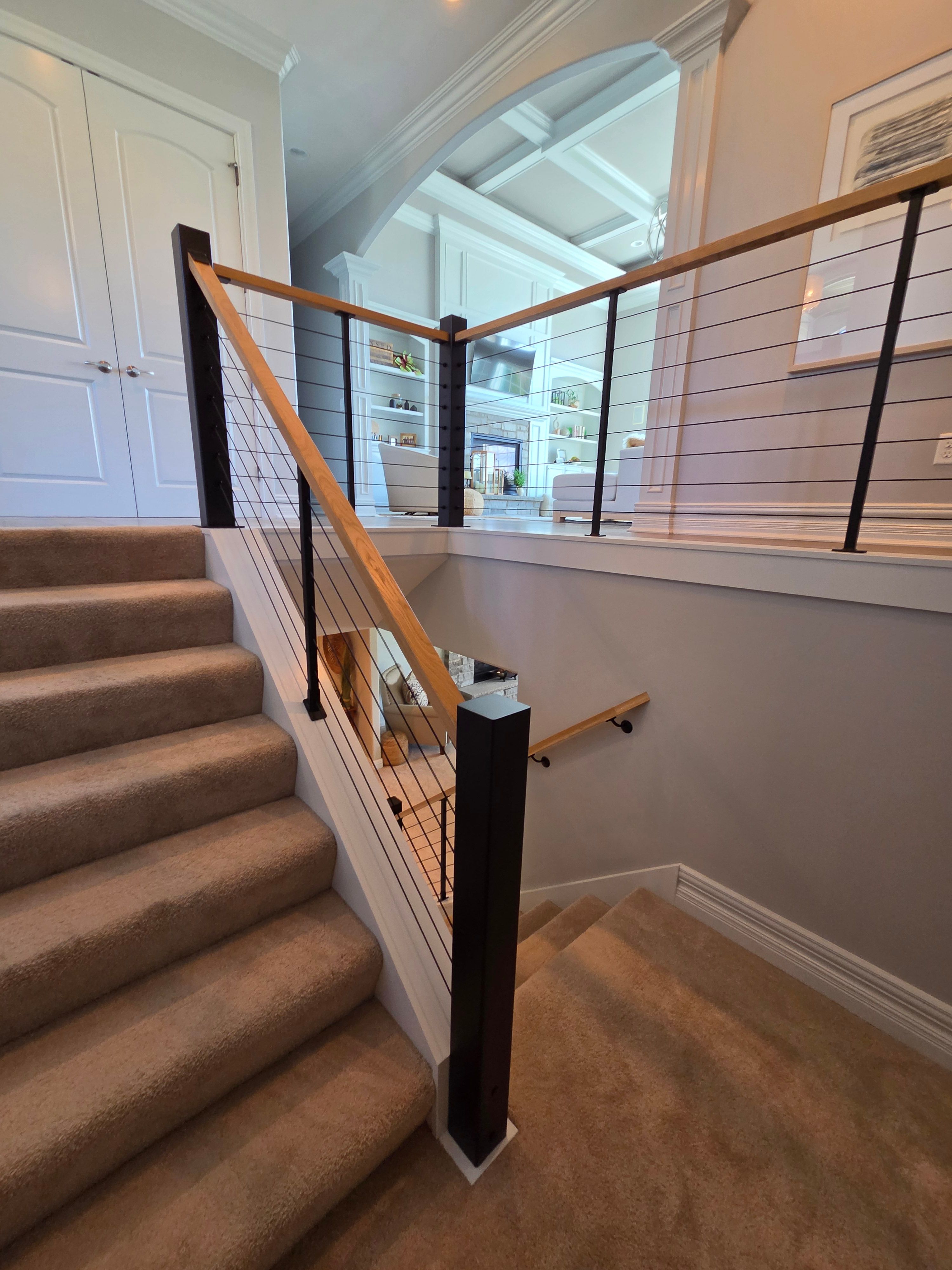 Interior Railing  for Timber Concepts  in Green Bay, WI