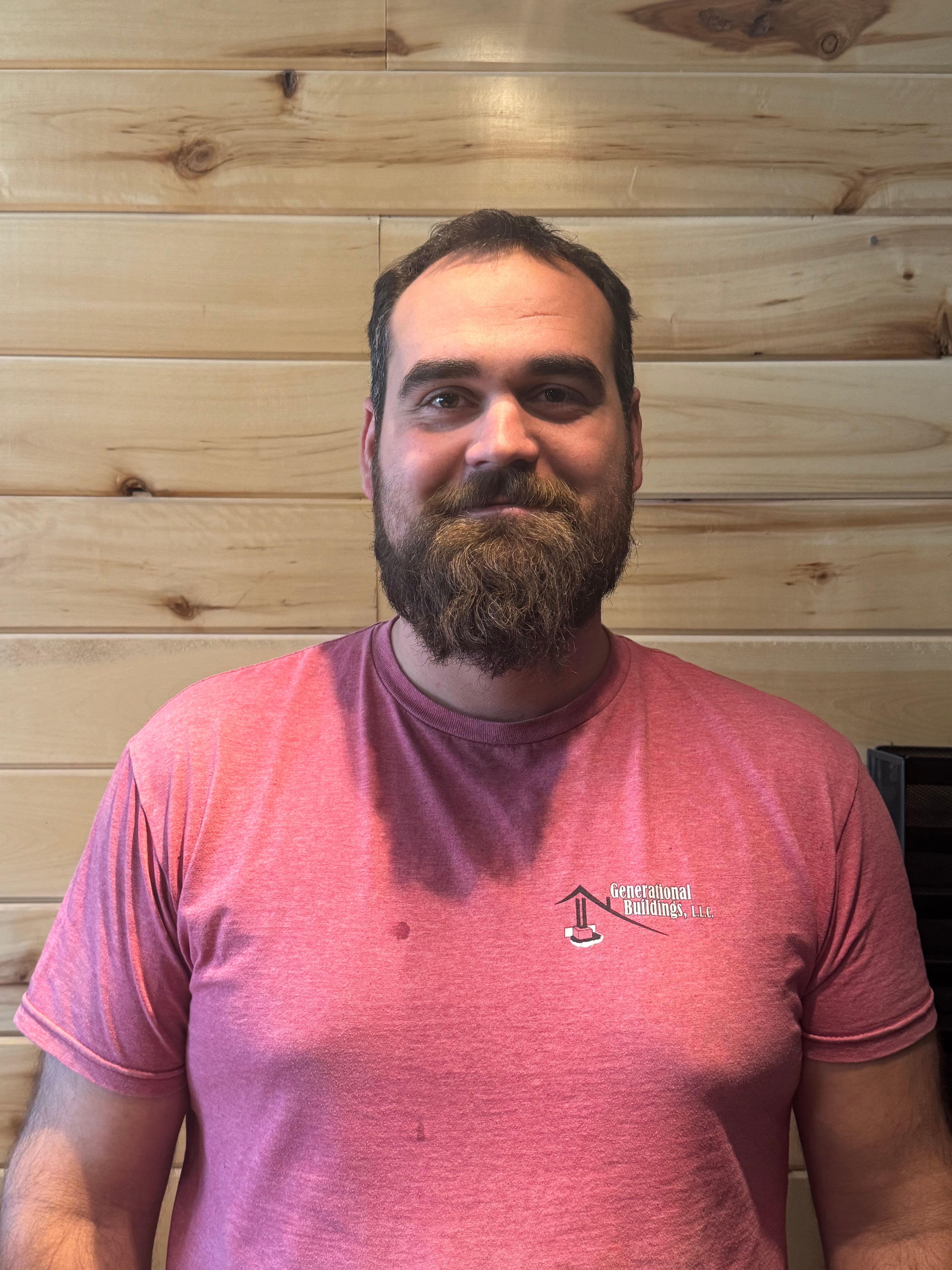 Reuben Bontrager at Generational Buildings in Jamesport, MO