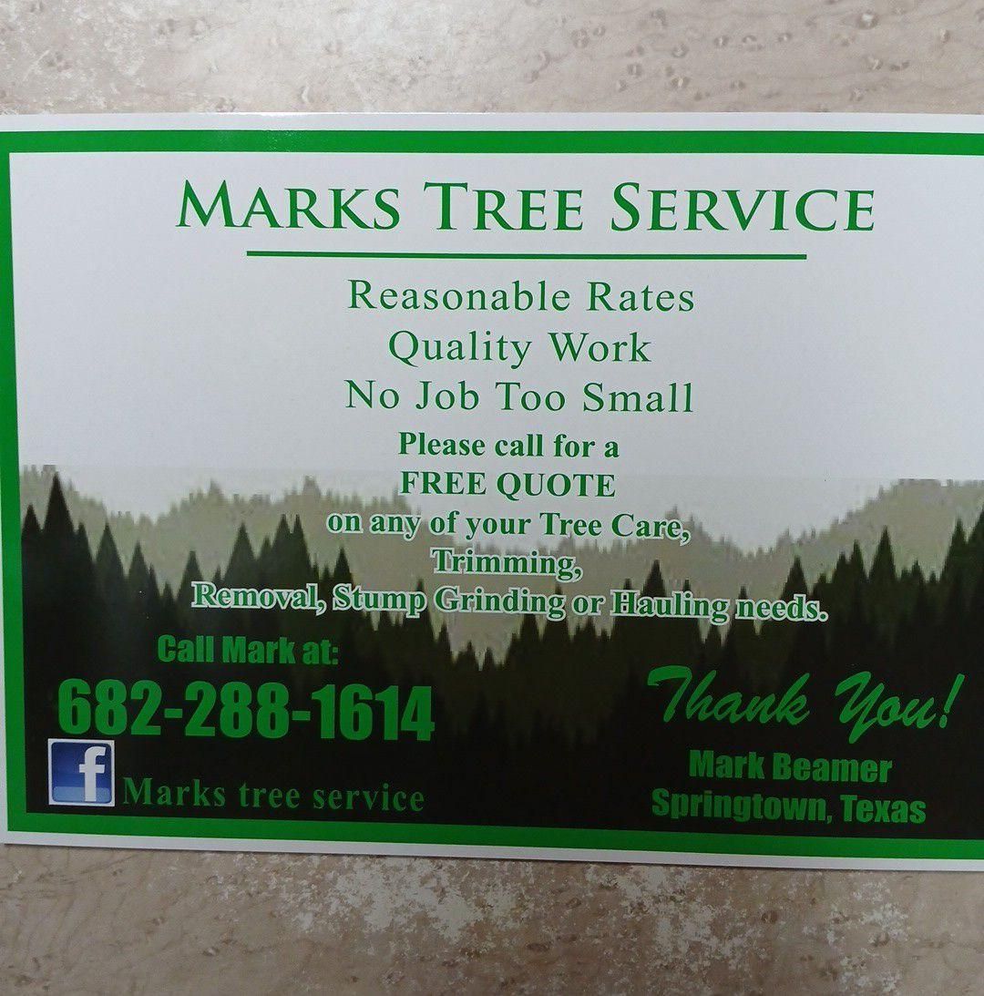  for Marks Tree Service in Fort Worth, TX