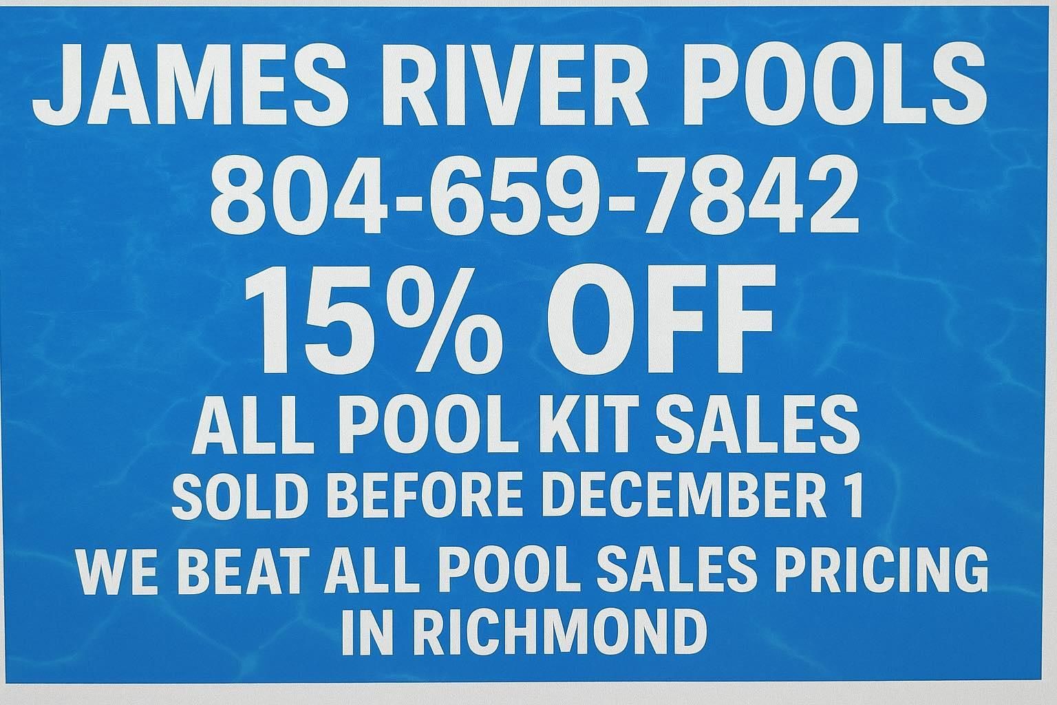  for James River Pools and Spa in Powhatan, VA