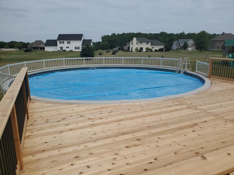 Pool Decks for Mitchell Builders LLC in Lake County, IN