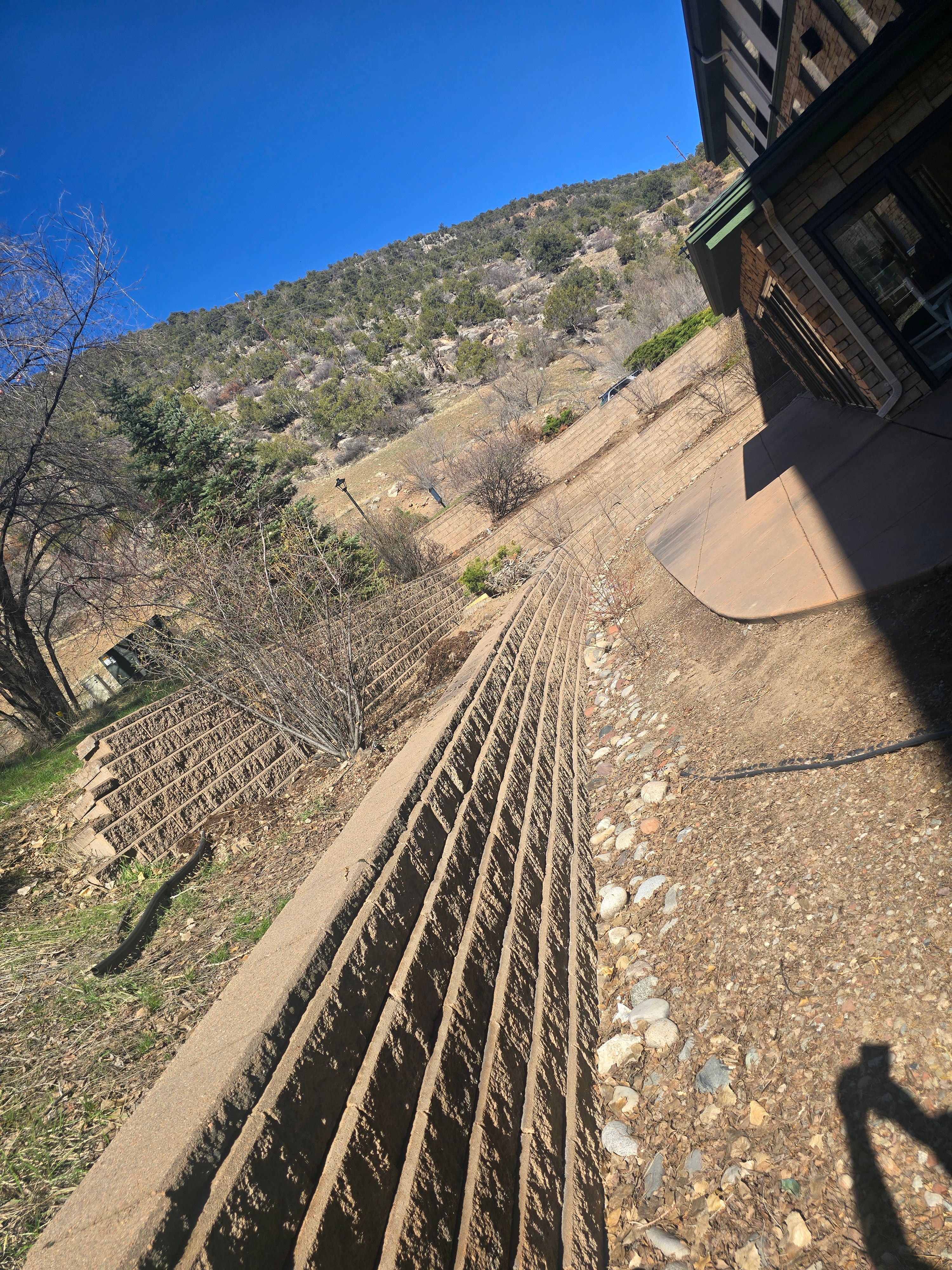 Hardscaping for LRS: Landscape, Rescue, Snow in Silt, CO