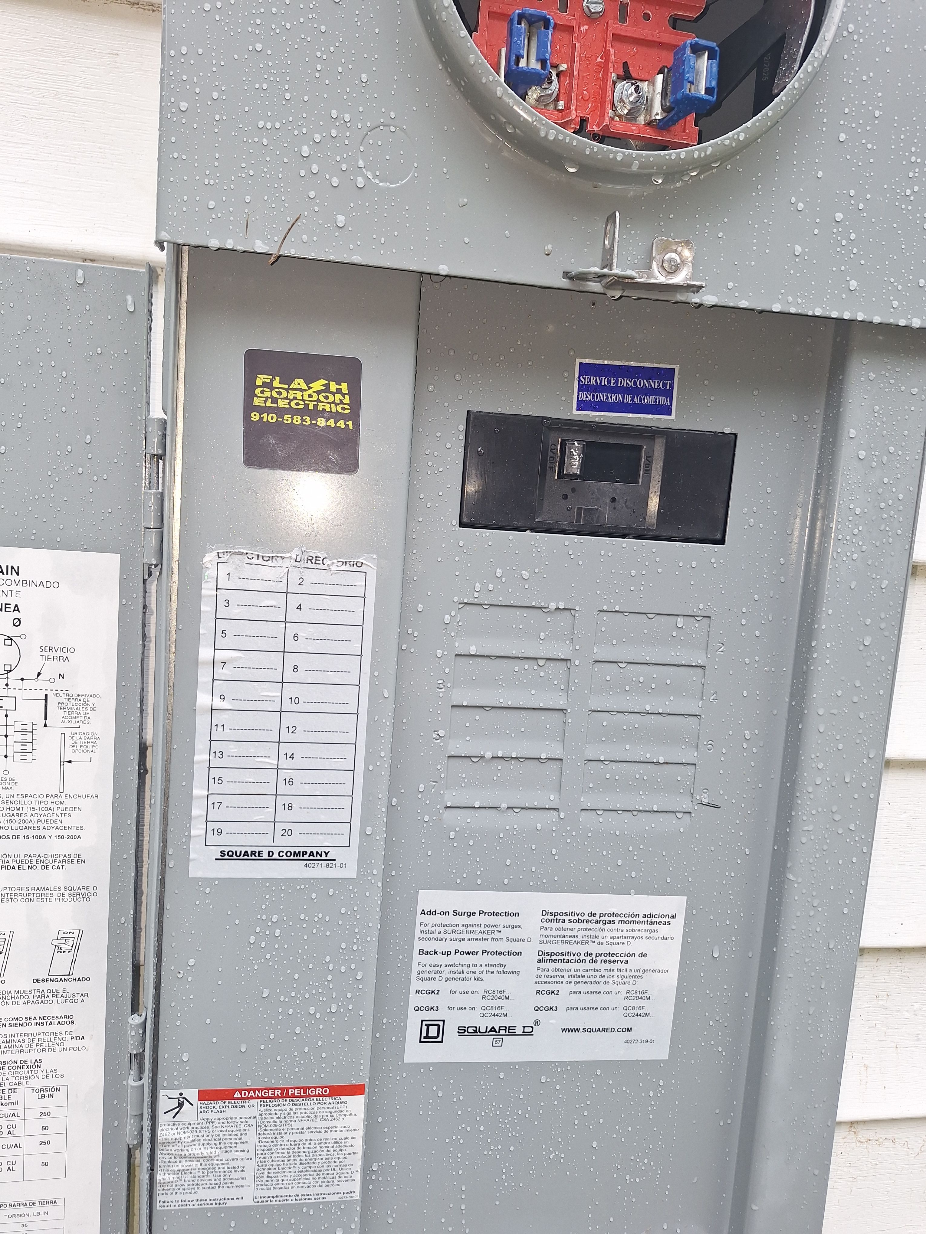  for Flash Gordon Electric LLC in Hope Mills, NC