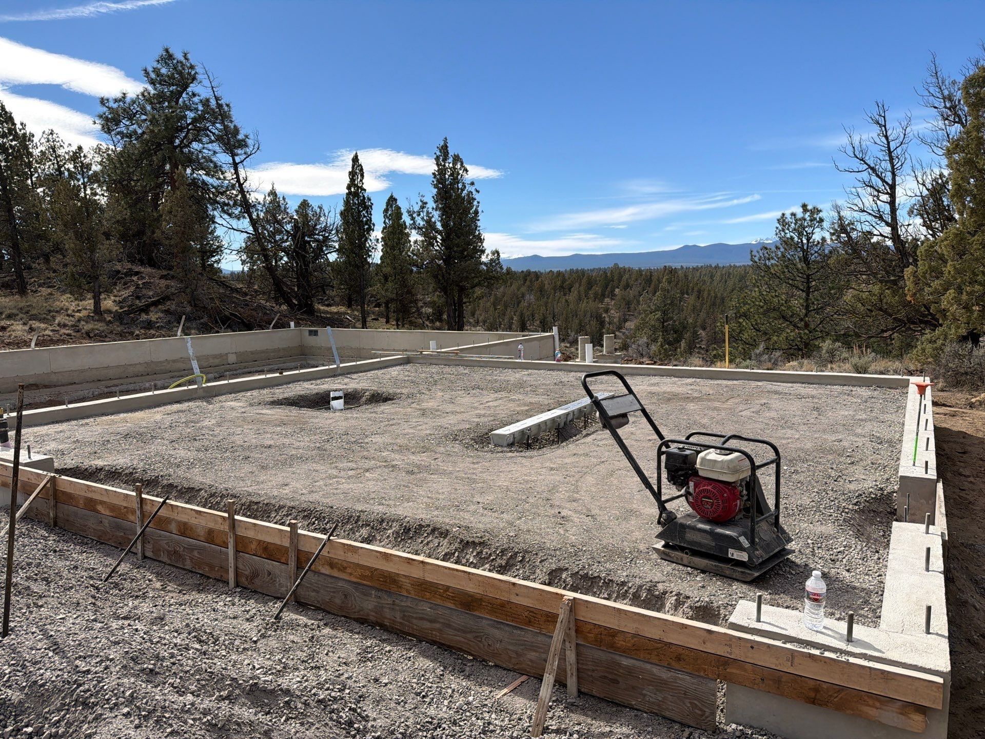 Foundation for TJR Concrete and Construction in Bend, OR