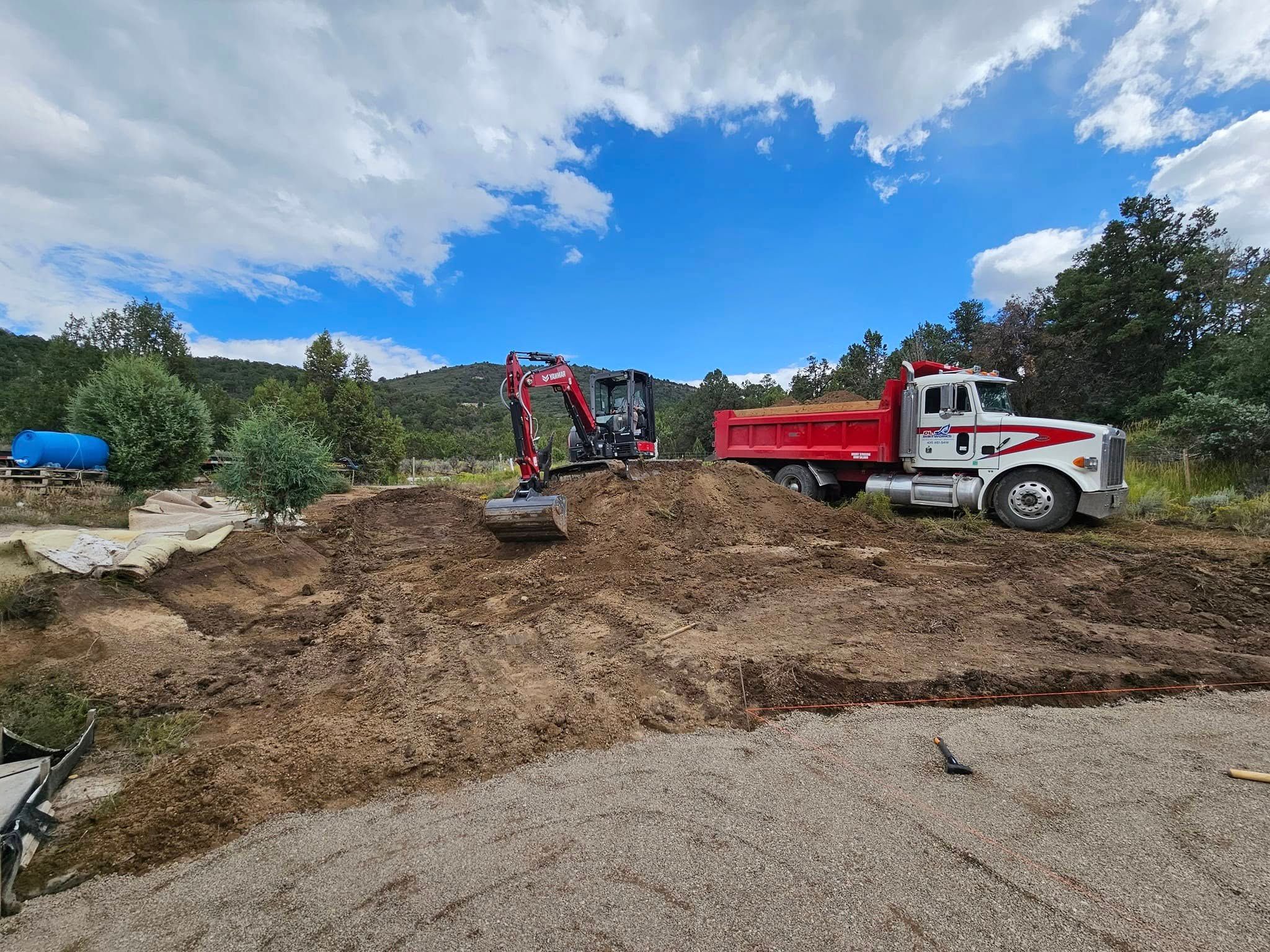 Excavating for DL Dirtworks LLC in Ephraim, UT