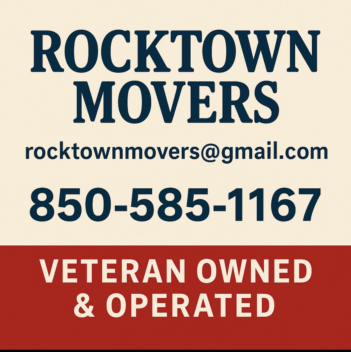  for Rocktown Movers in Harrisonburg, VA
