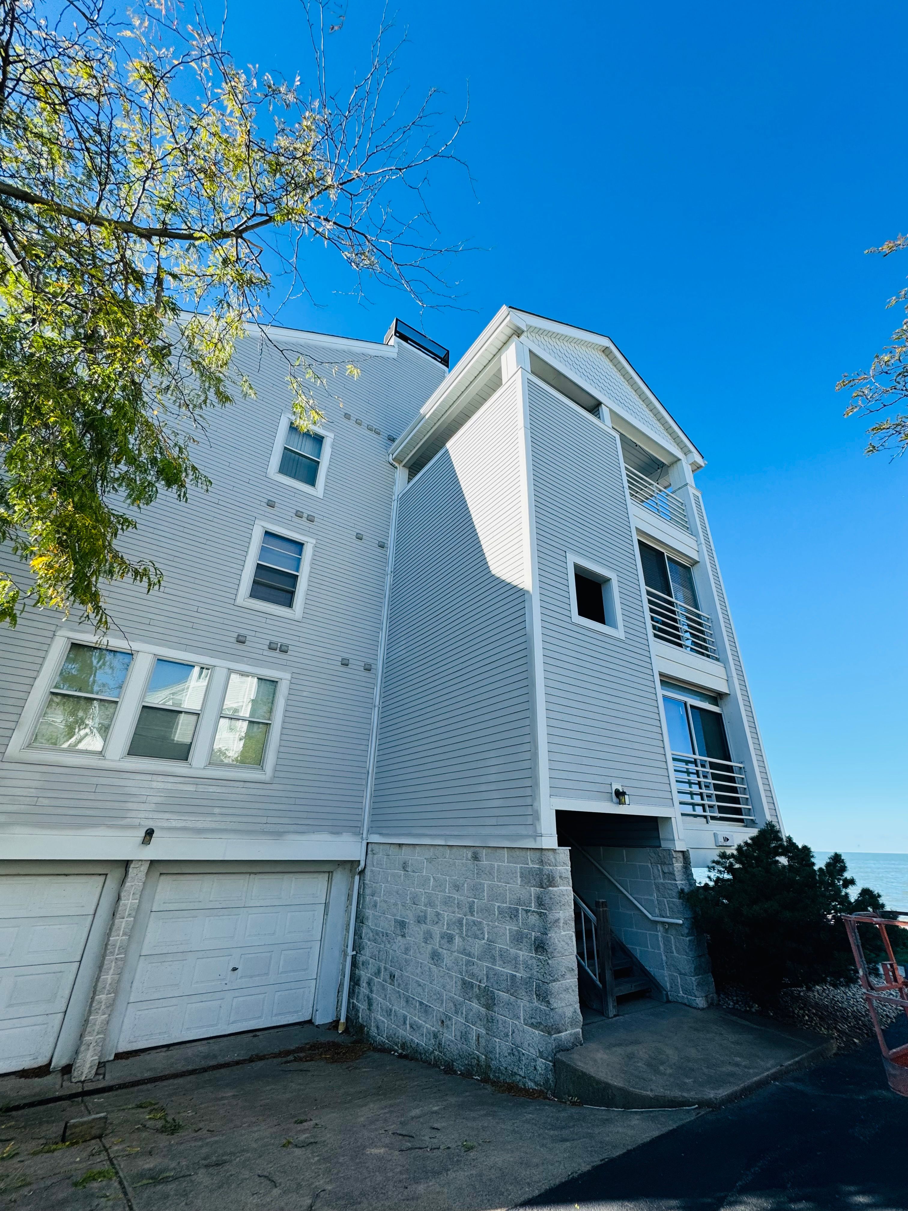 Exterior painting for Erie Builders & Construction in Sandusky, OH