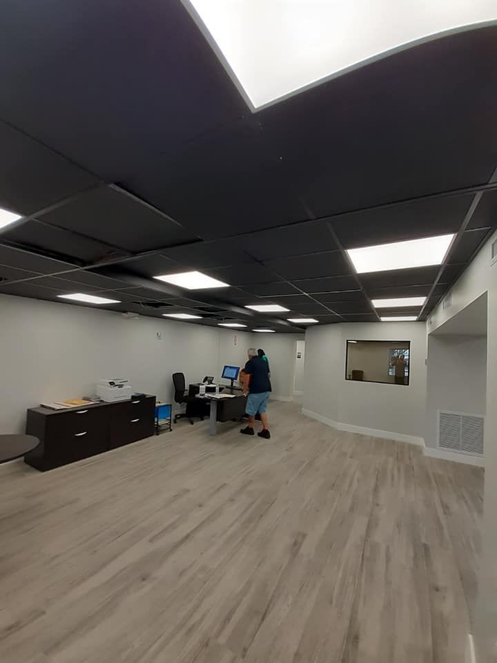 Lighting Installs for Rhino Electric in Hollywood, FL