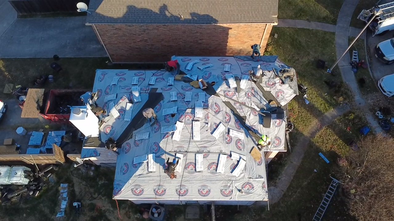 Installs for Major League Roofing in Frisco, TX