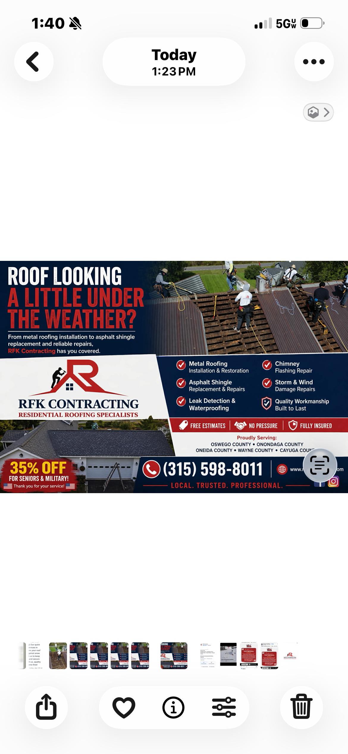  for RFK Contracting in Martville, NY