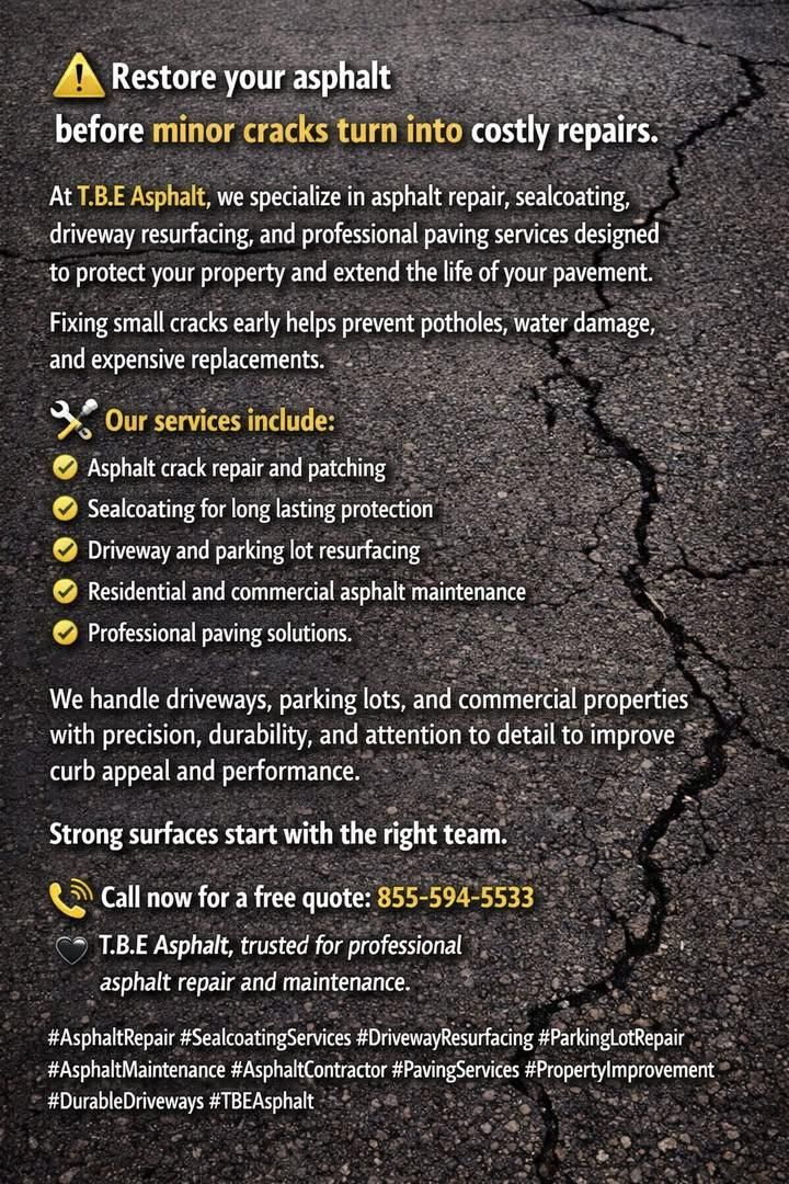  for T.B.E Asphalt Paving in Spring, TX