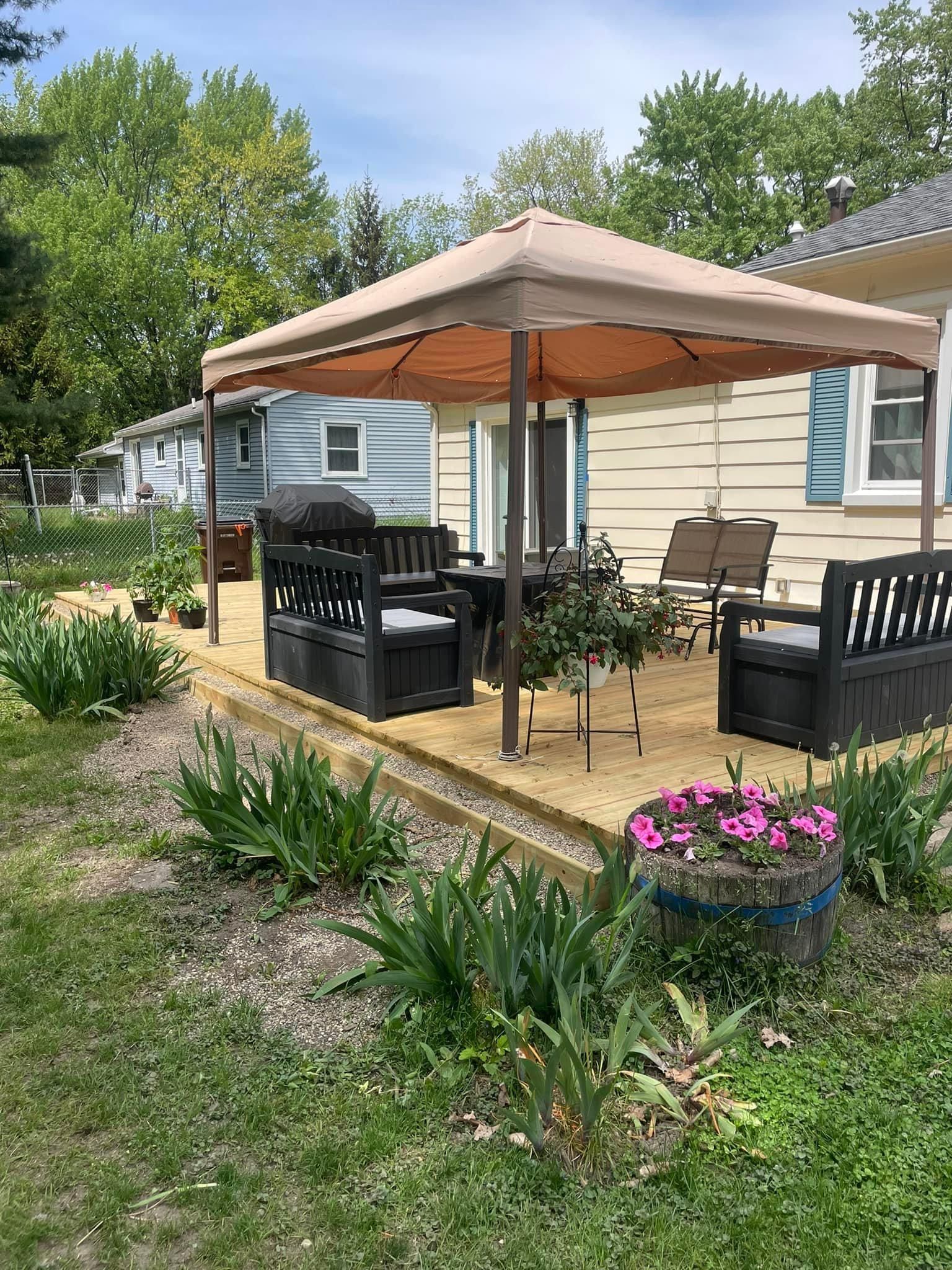 Deck & Patio Installation for BASE Contracting in Dundee,  MI