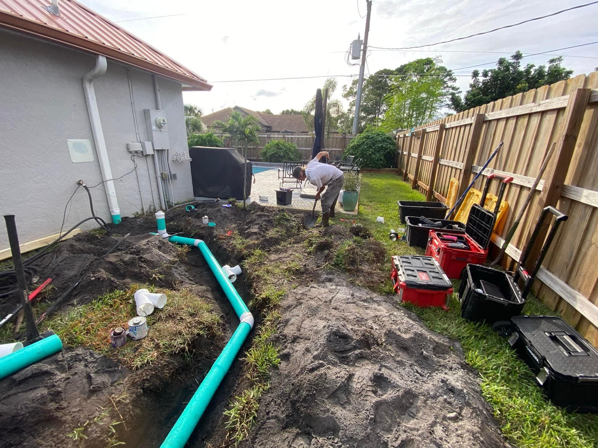 Full scale landscape designing and installations for Isaiah Simmons Construction and Landscaping LLC in Brevard County, Florida