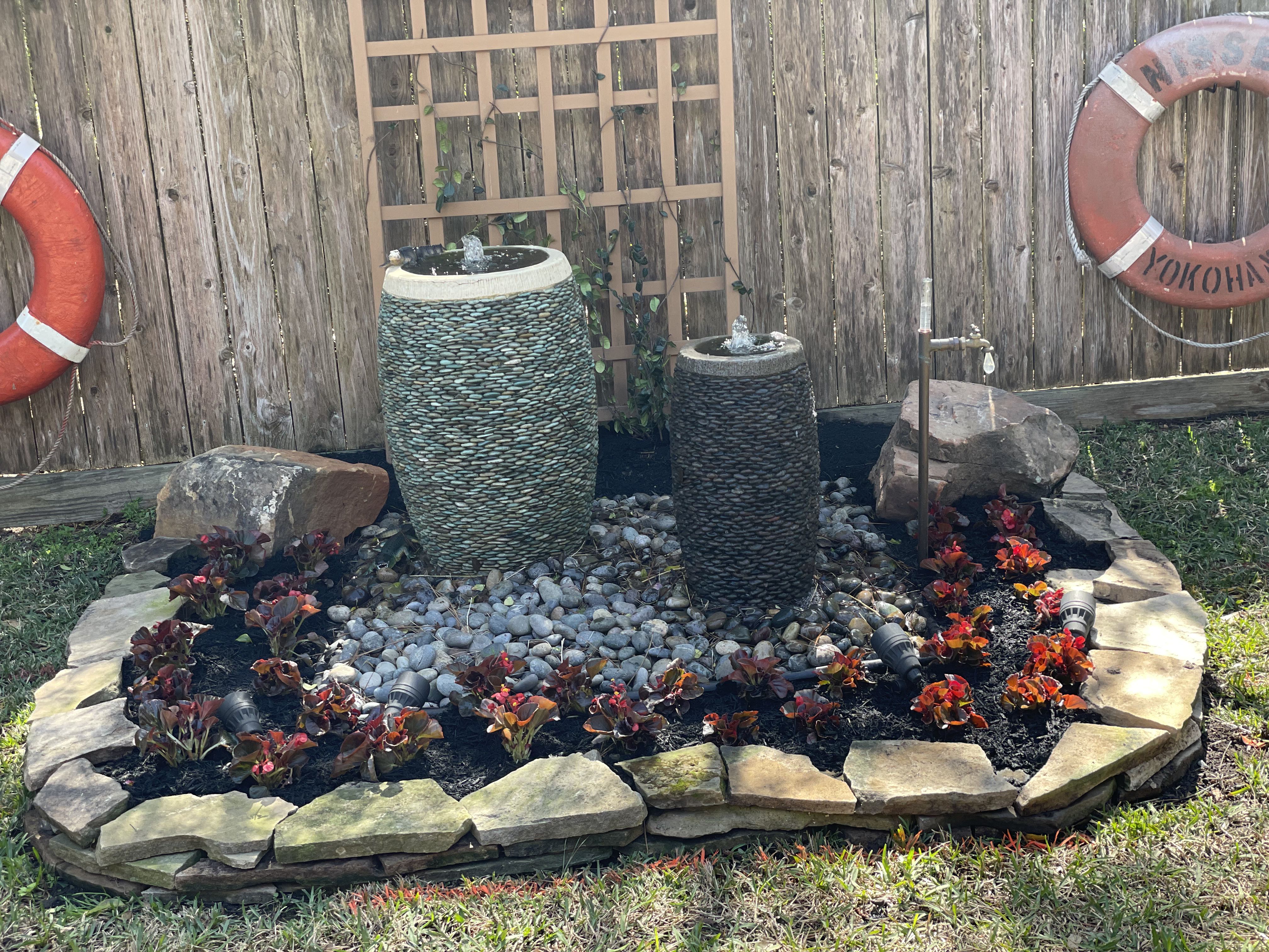 Outdoor Features for Atlas Land Design in Creekside Park, TX