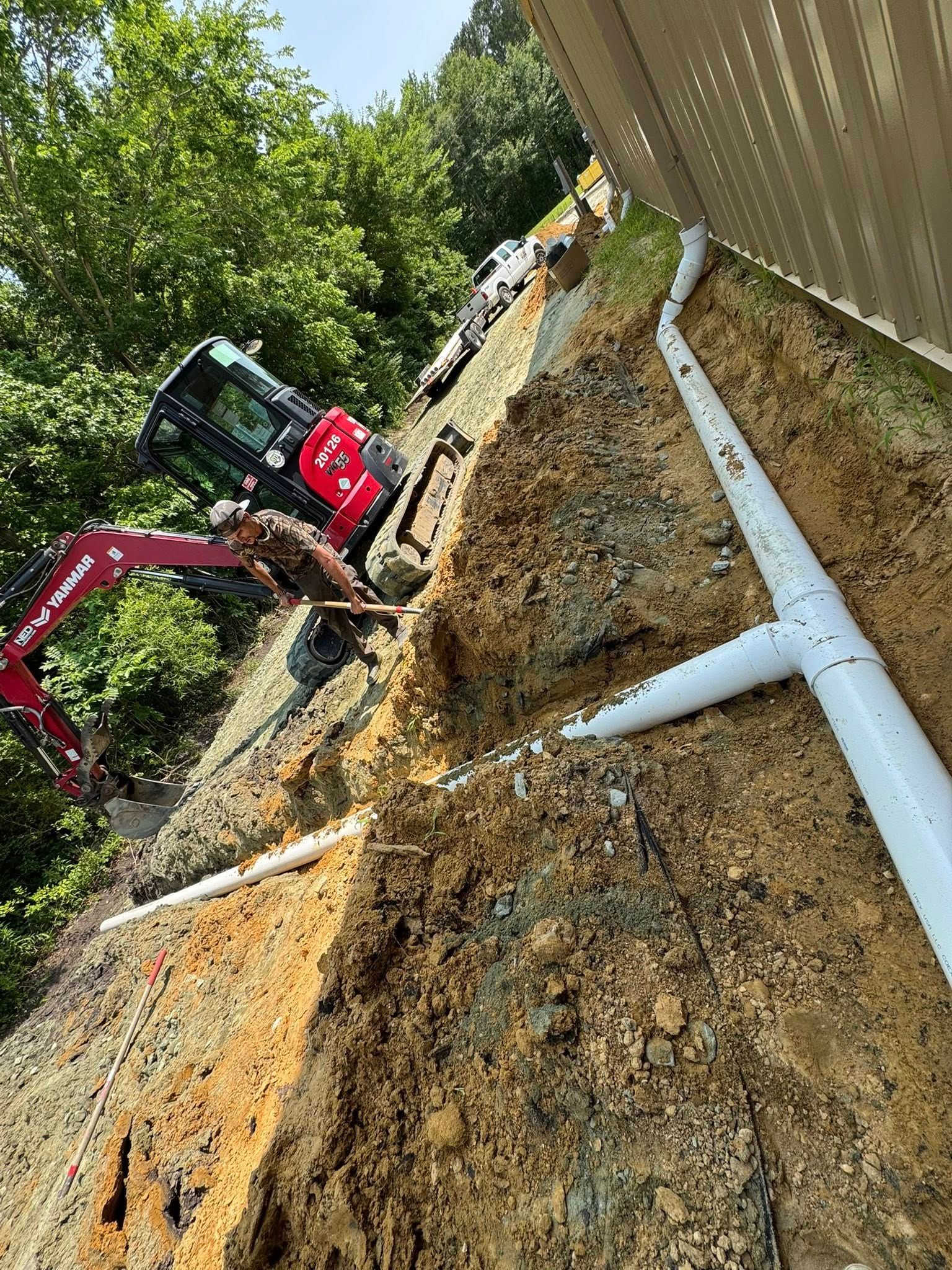 Excavating for Beards Creek Construction in Grantsboro, NC