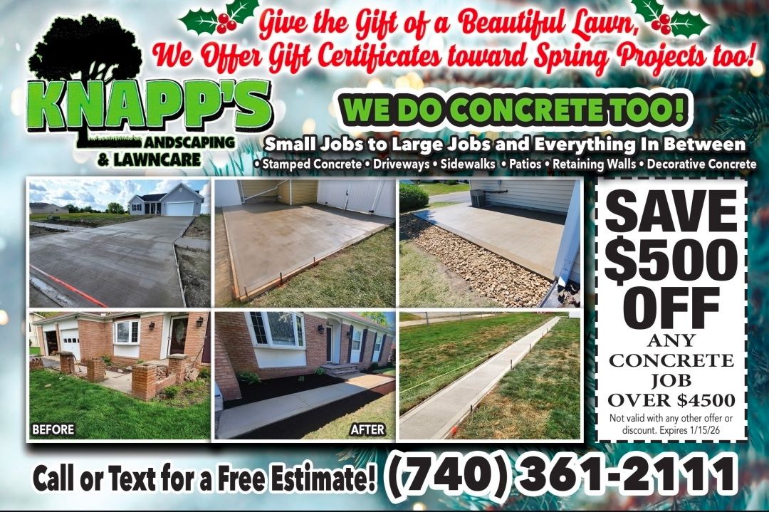  for Knapps Landscaping and Lawn Care in Marion, OH