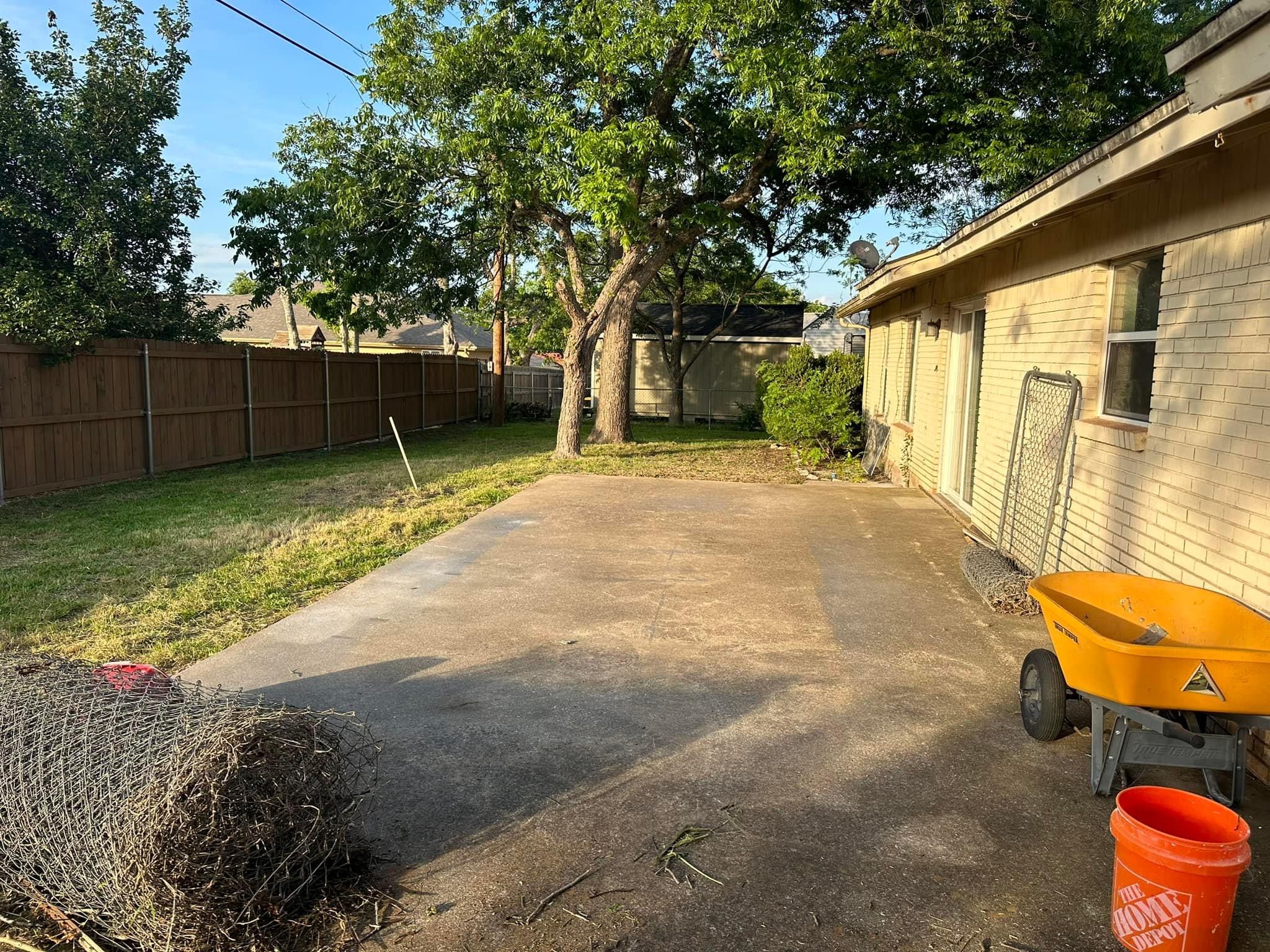 Mowing for Allen Lawn Care in Taylor, Texas