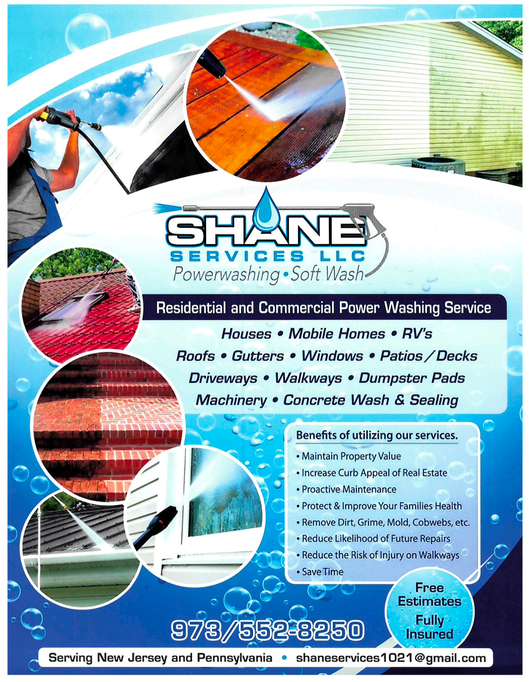  for Shane Services in Sussex County, NJ