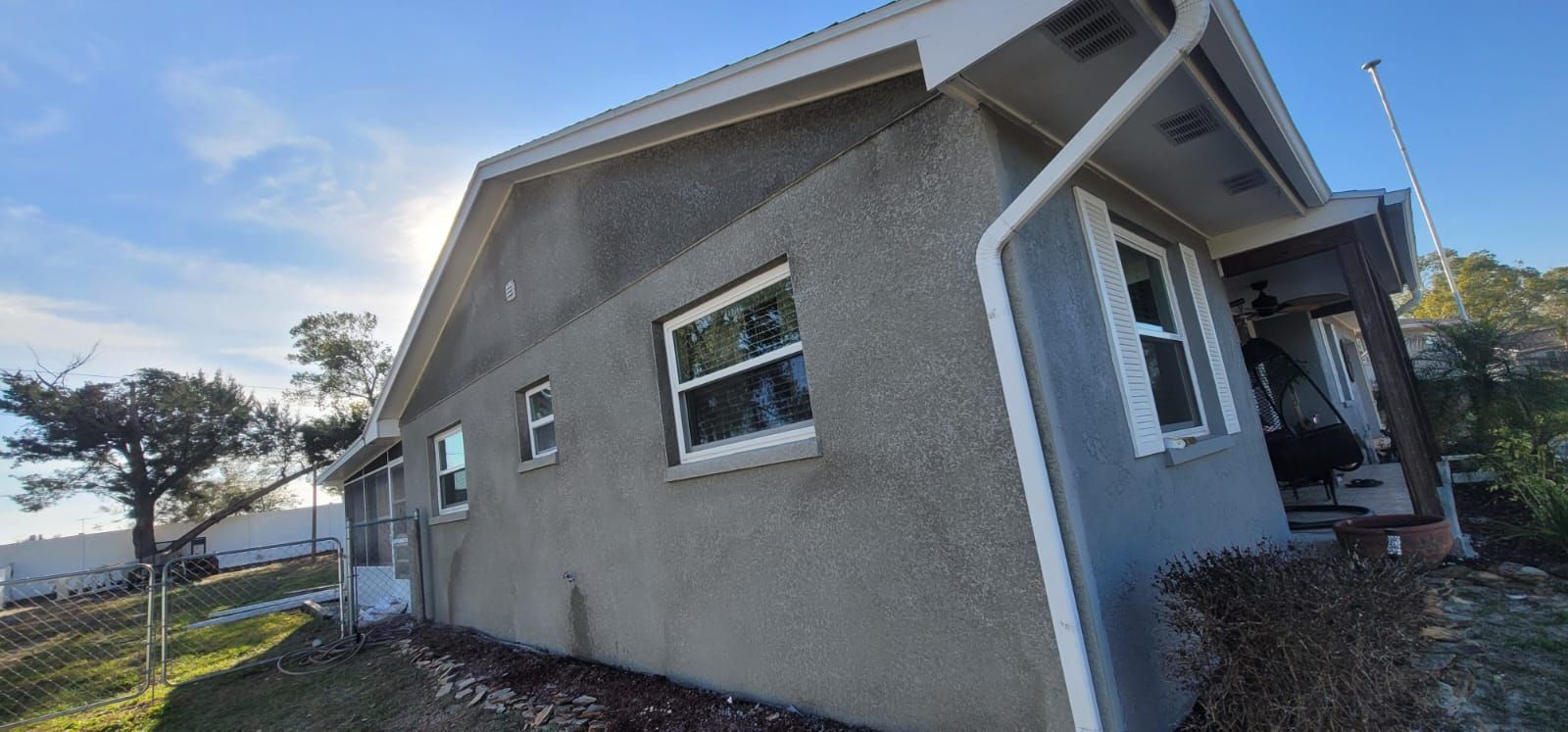Stucco repairs for Refresh Painting in Wesley Chapel, FL