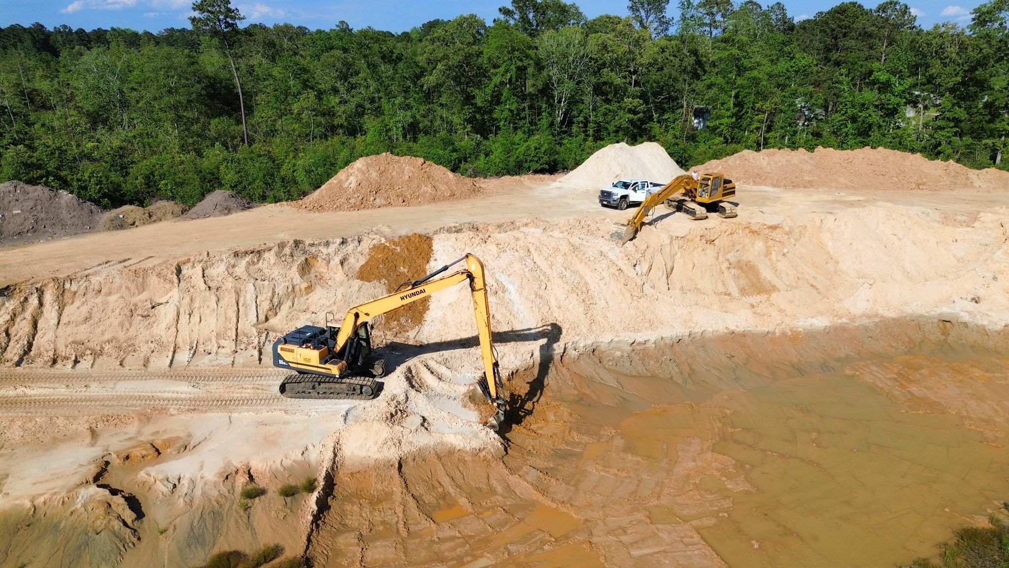 Excavating for Beards Creek Construction in Grantsboro, NC