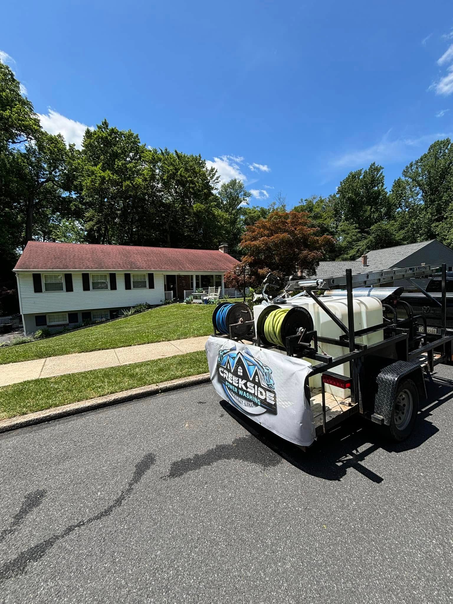 Pressure Washing for Creekside Power Washing and Painting in Aston Township, PA