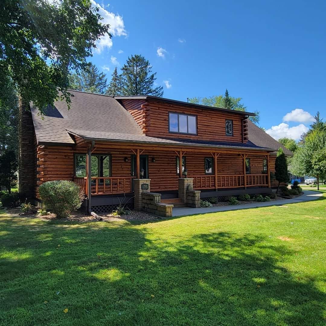 Media Blasting for 218 Painting & Log Restoration LLC in Britt, MN