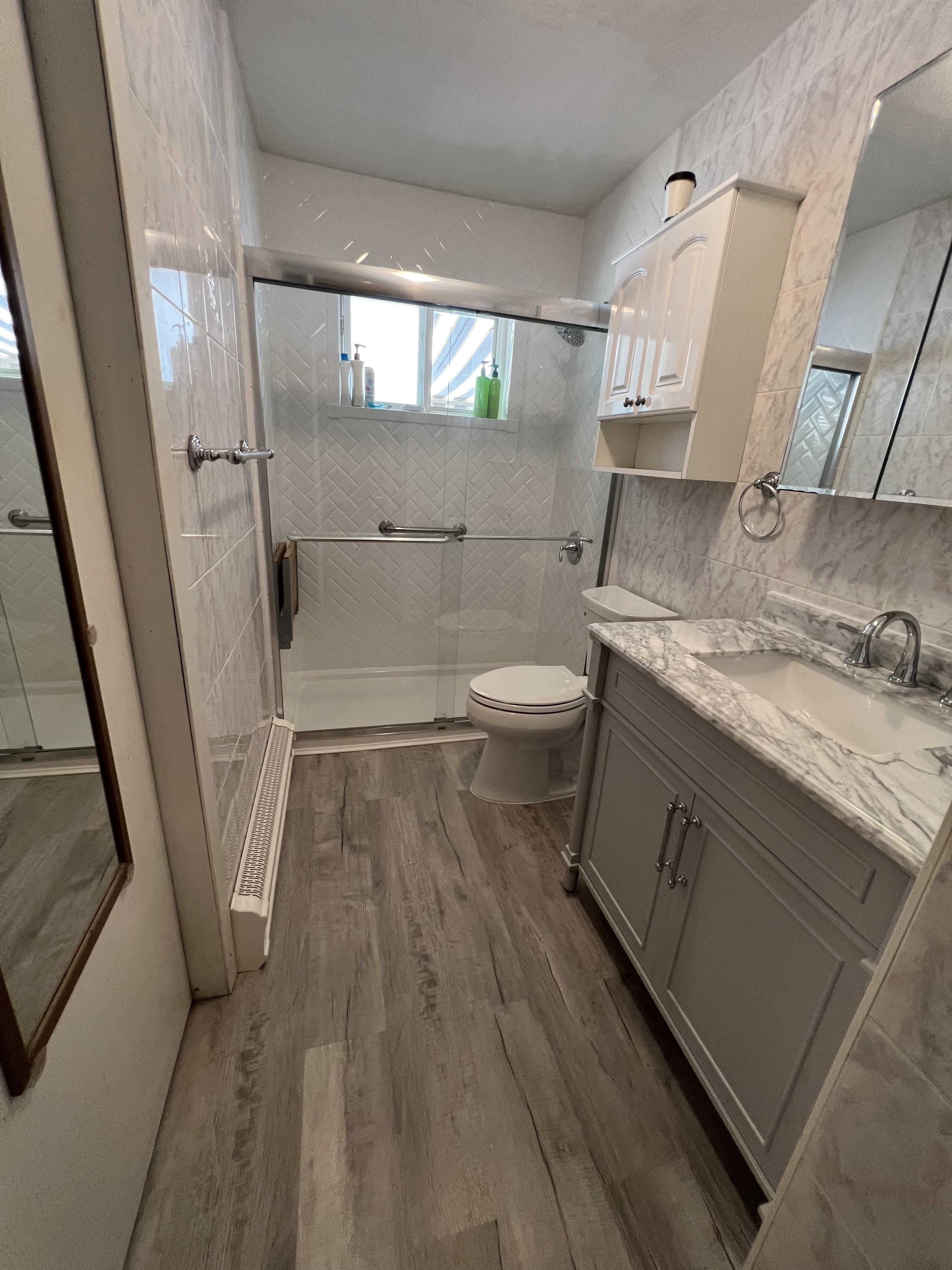 Bathroom Renovation for RMO Construction in Central Islip, New York