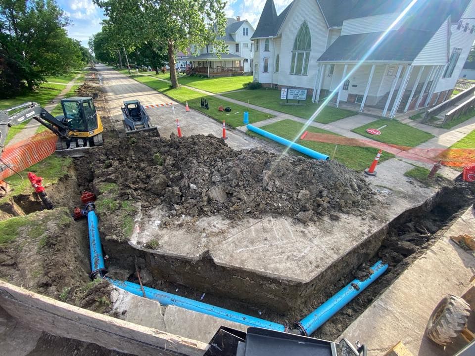 Excavating for PATCO Underground in Canton, MO