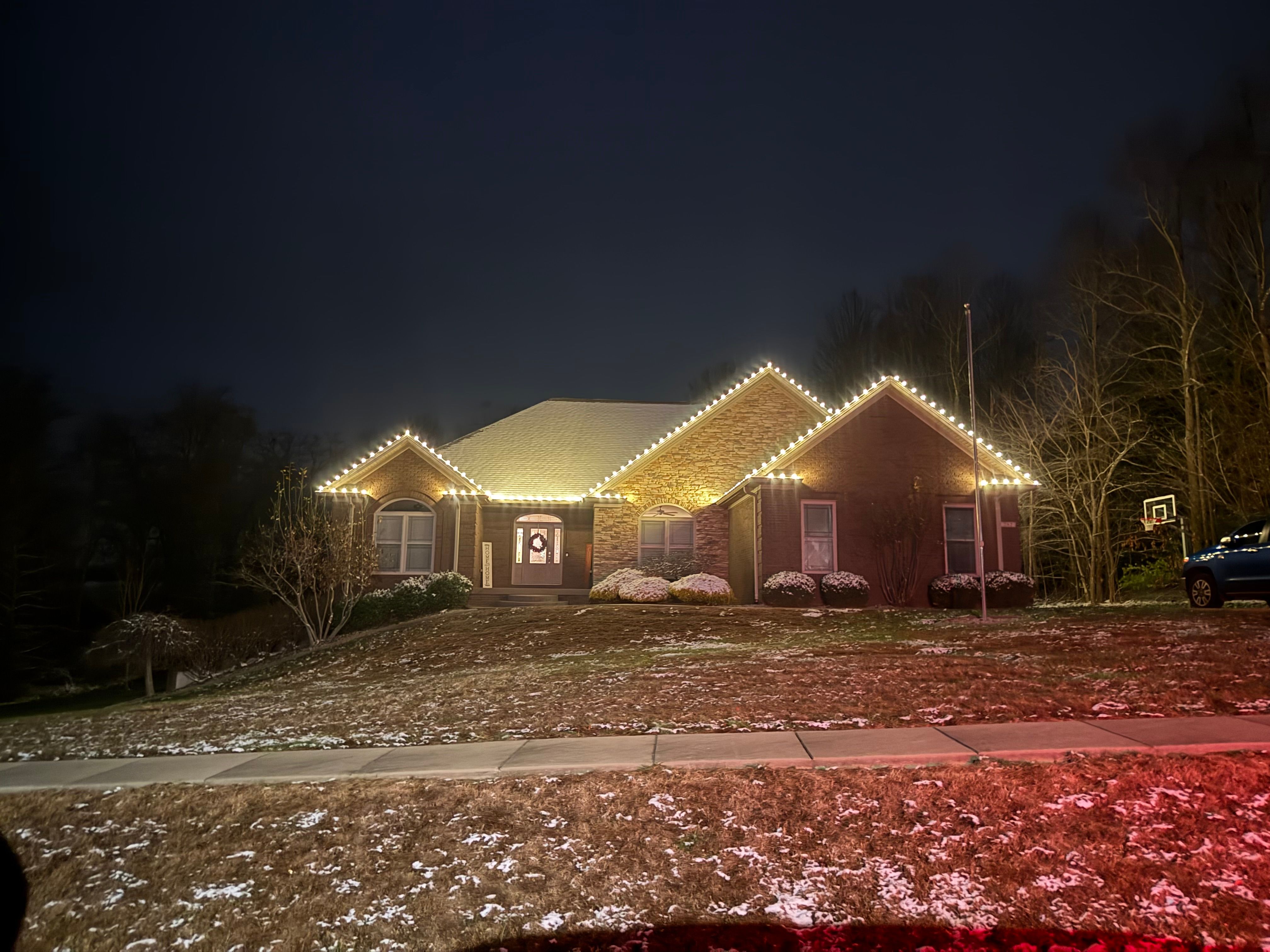 Christmas Light Installation Gallery for Bluegrass Brothers Exterior Services LLC in Elizabethtown, KY