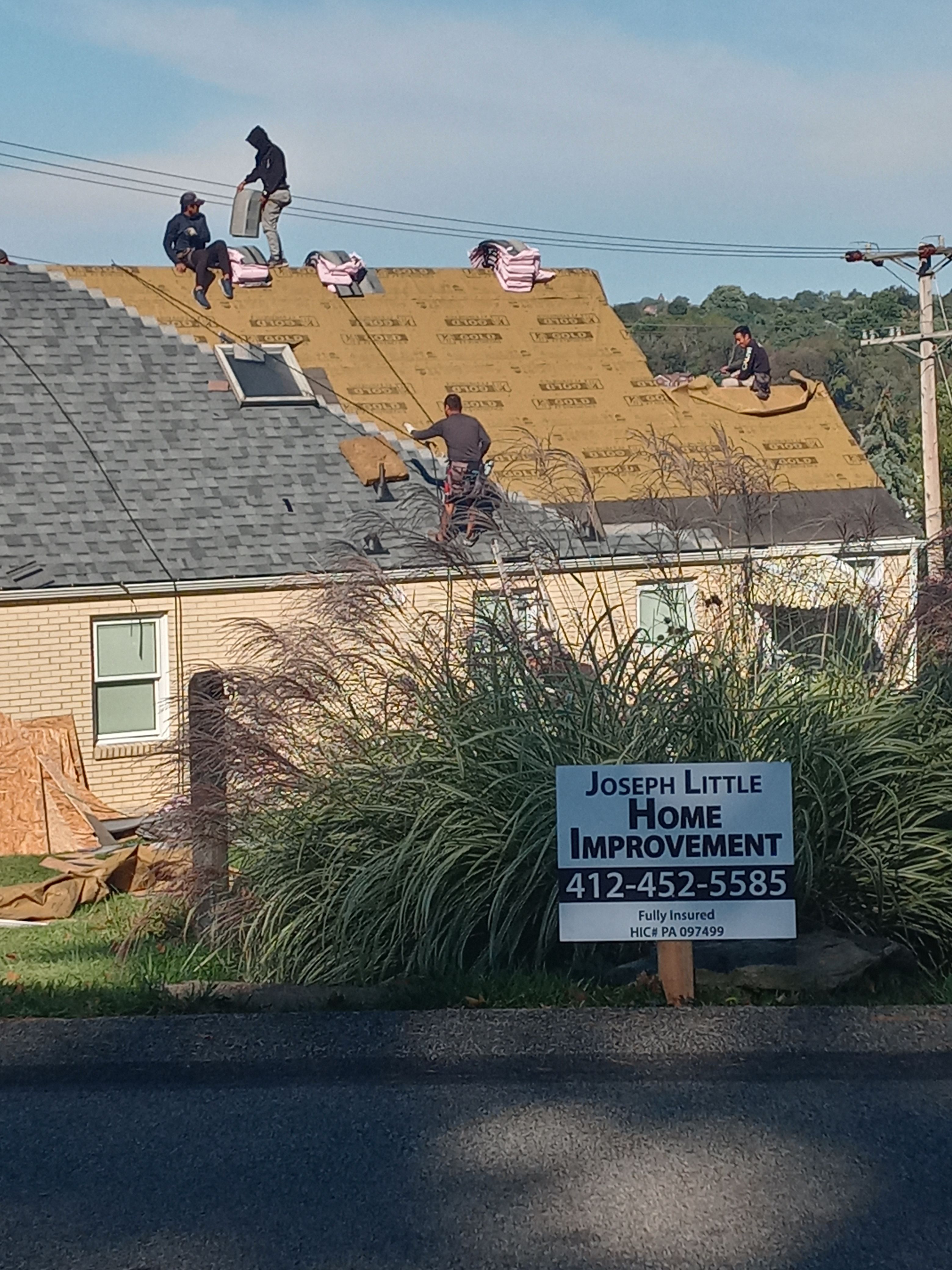 Roofing for Joseph Little Home Improvements in Pittsburgh, PA