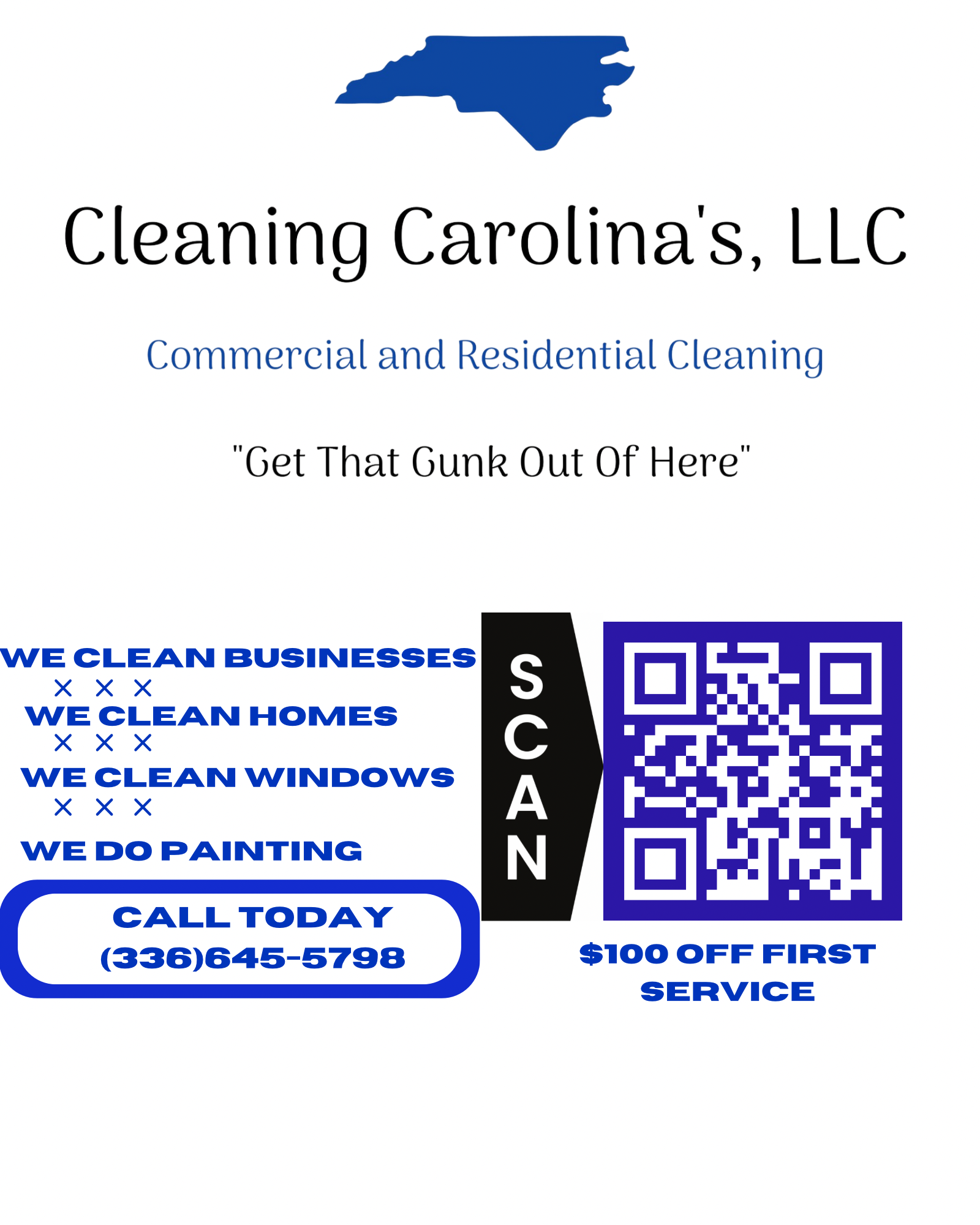  for Cleaning Carolina’s LLC in Greensboro, NC