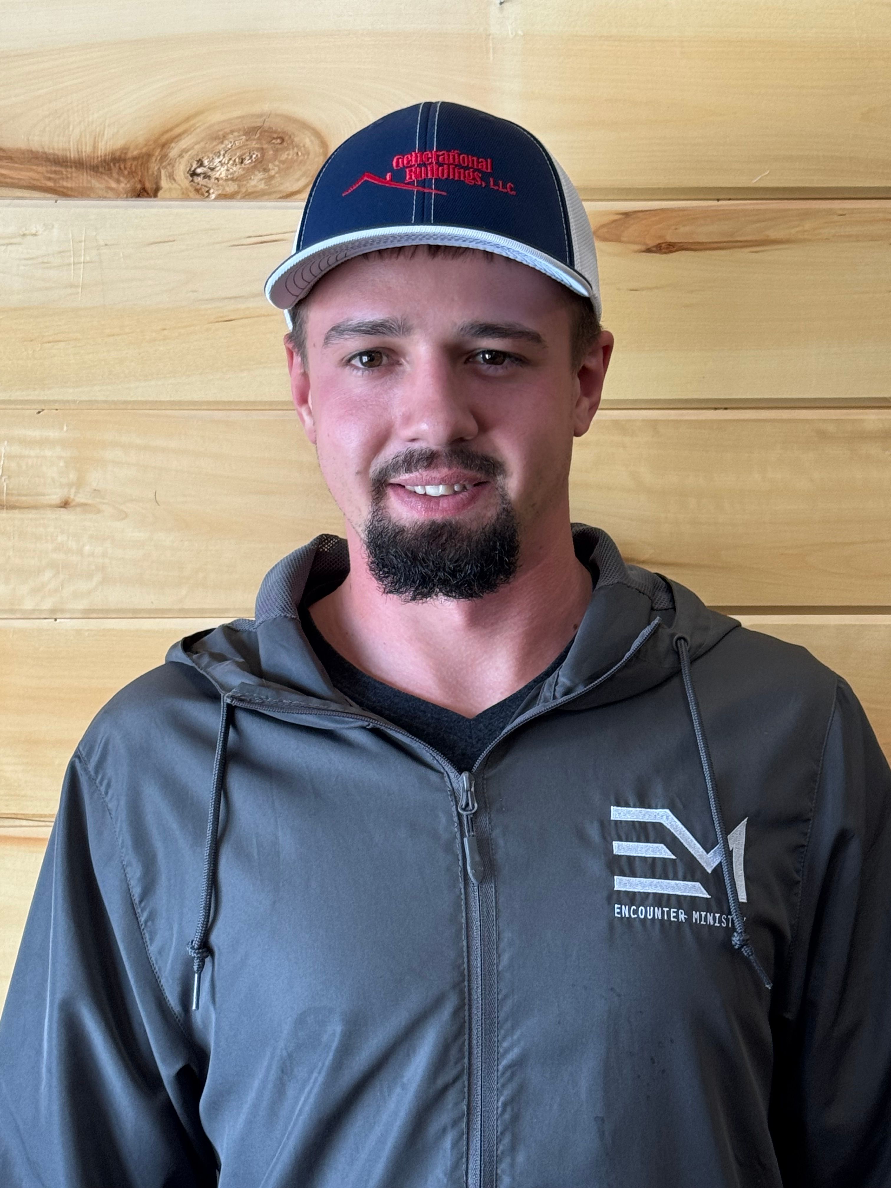 Joe Detweiler at Generational Buildings in Jamesport, MO