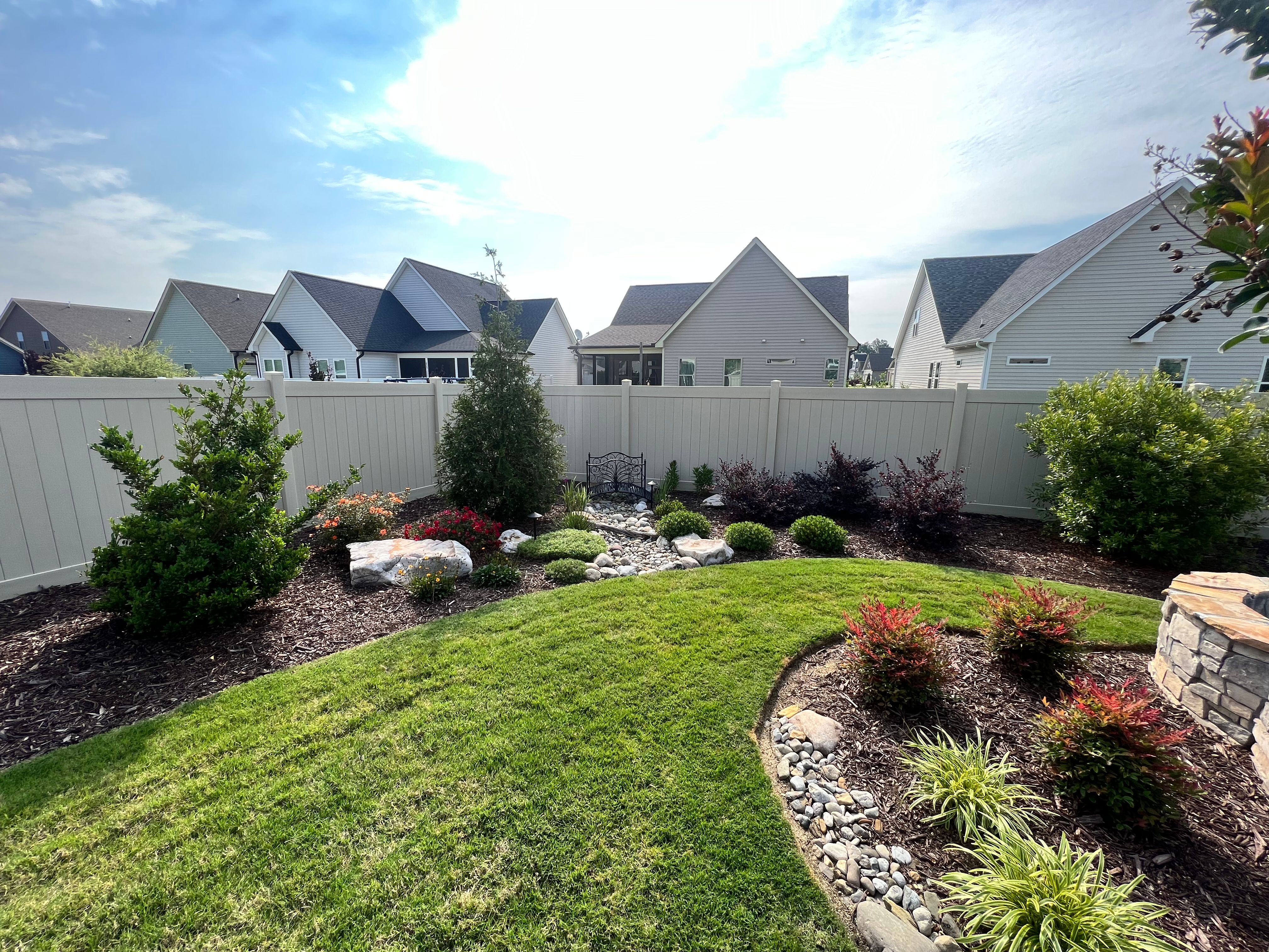Lawn maitence for Wake & Franklin Grounds Maintenance in Raleigh, NC