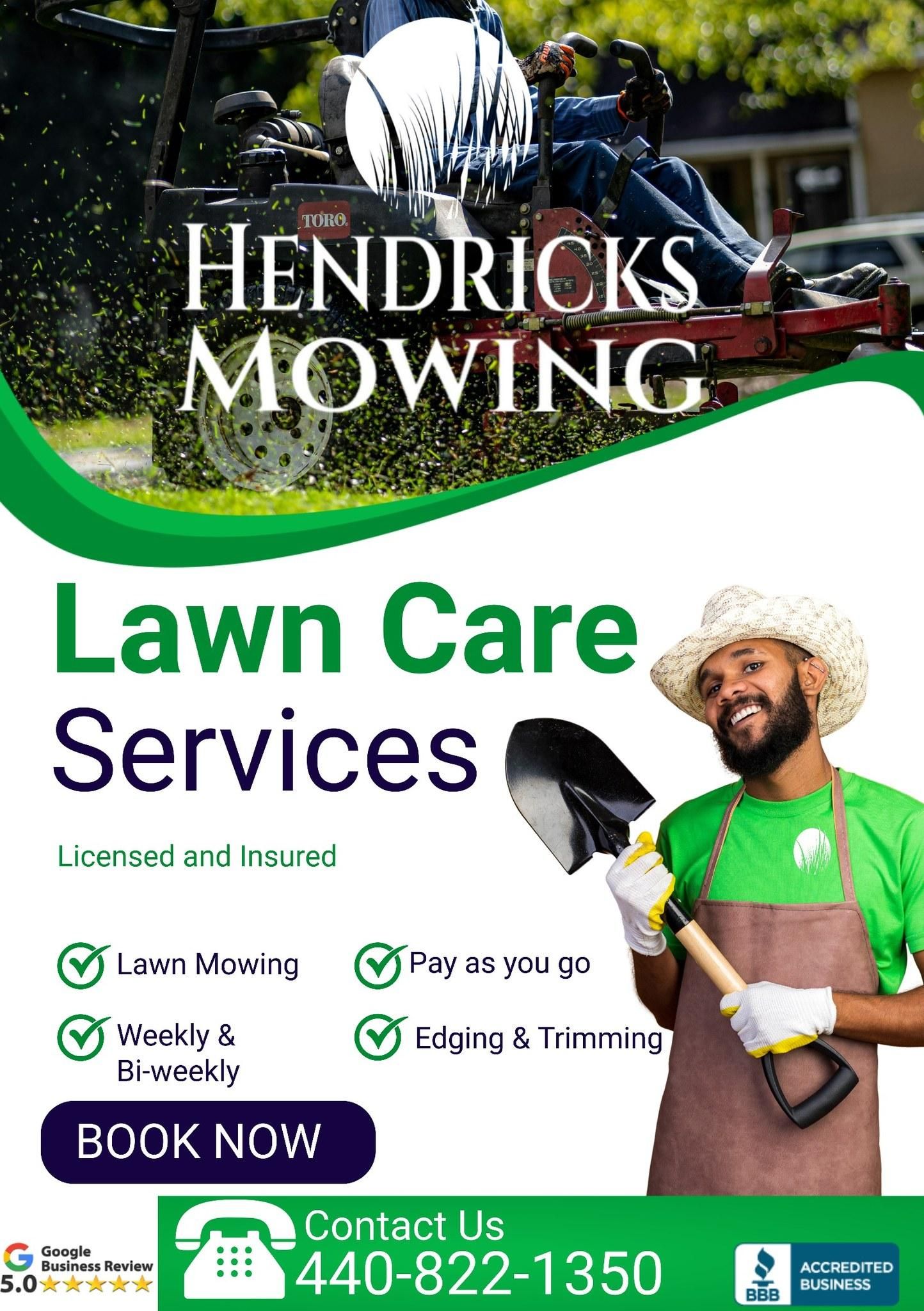  for Hendricks Mowing in Amherst, OH