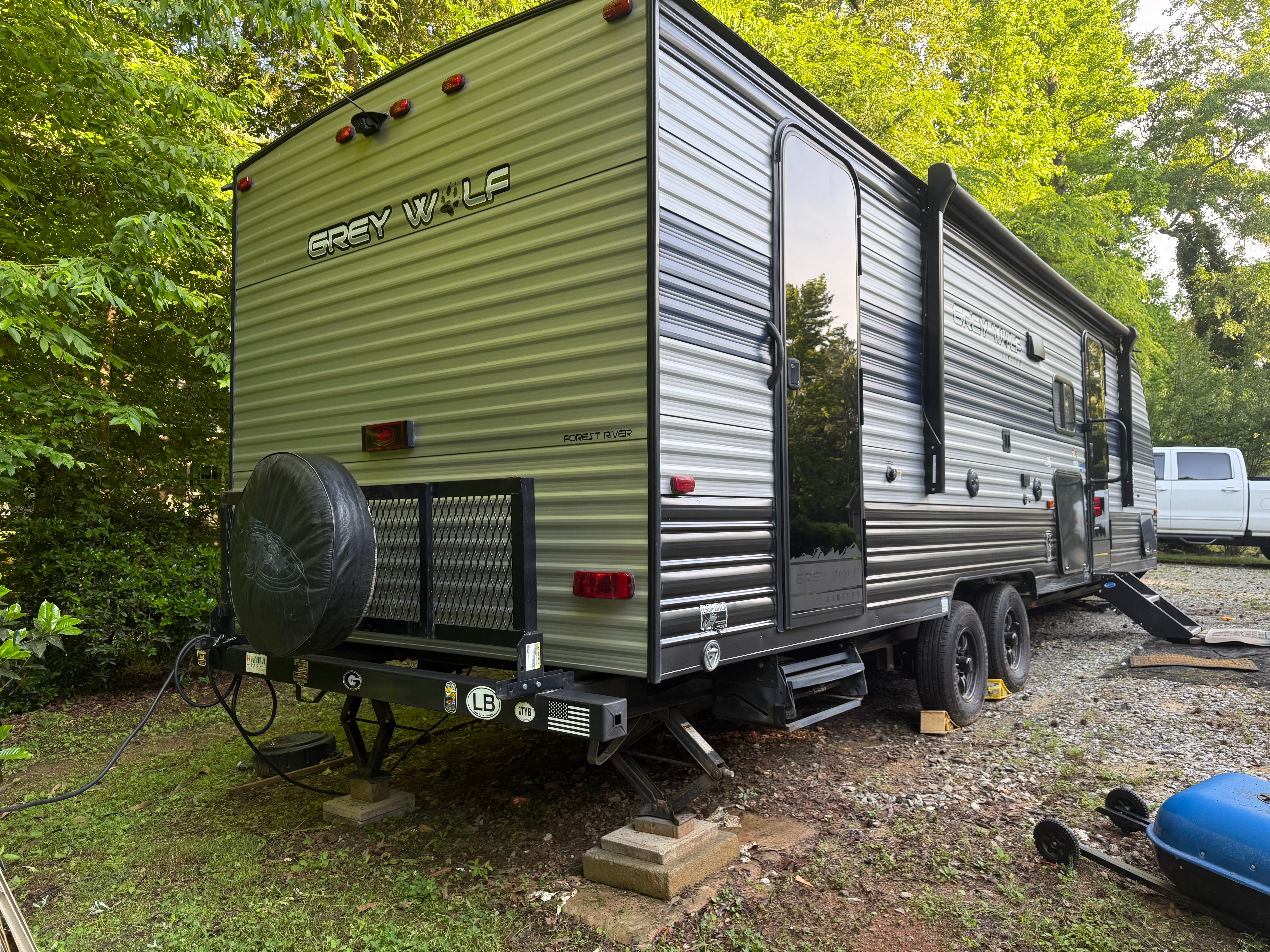 2021 Forest River Grey Wolf 26 DBH (Kim) for Paradise RV Rentals in Perry, GA