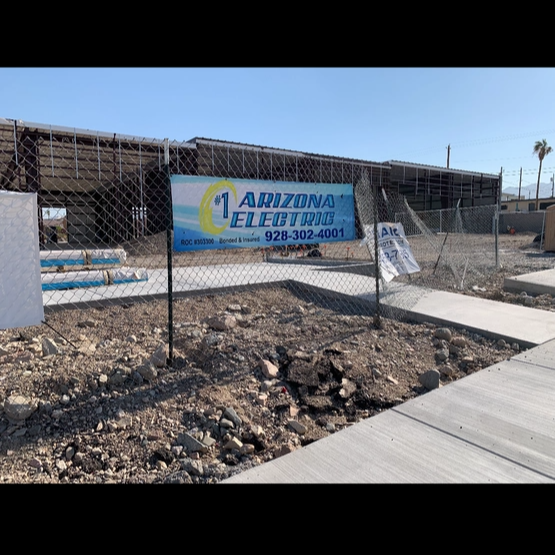 On the job site for #1 Arizona Electric LLC in Lake Havasu City, AZ