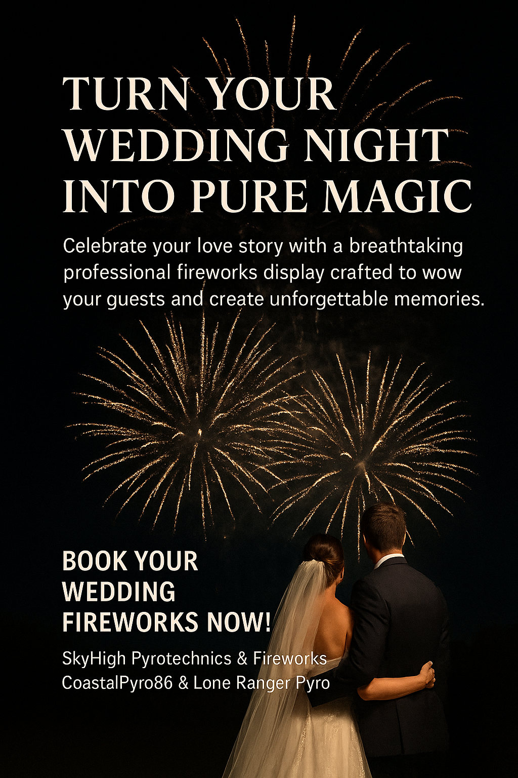  for Sky High Pyrotechnics & Fireworks Serving South Carolina, Georgia and Delaware. Wedding fireworks display company, Fourth of July fireworks display, gender reveal fireworks display, near me, Myrtle Beach Charleston Horry County Georgetown County. in Horry County, SC