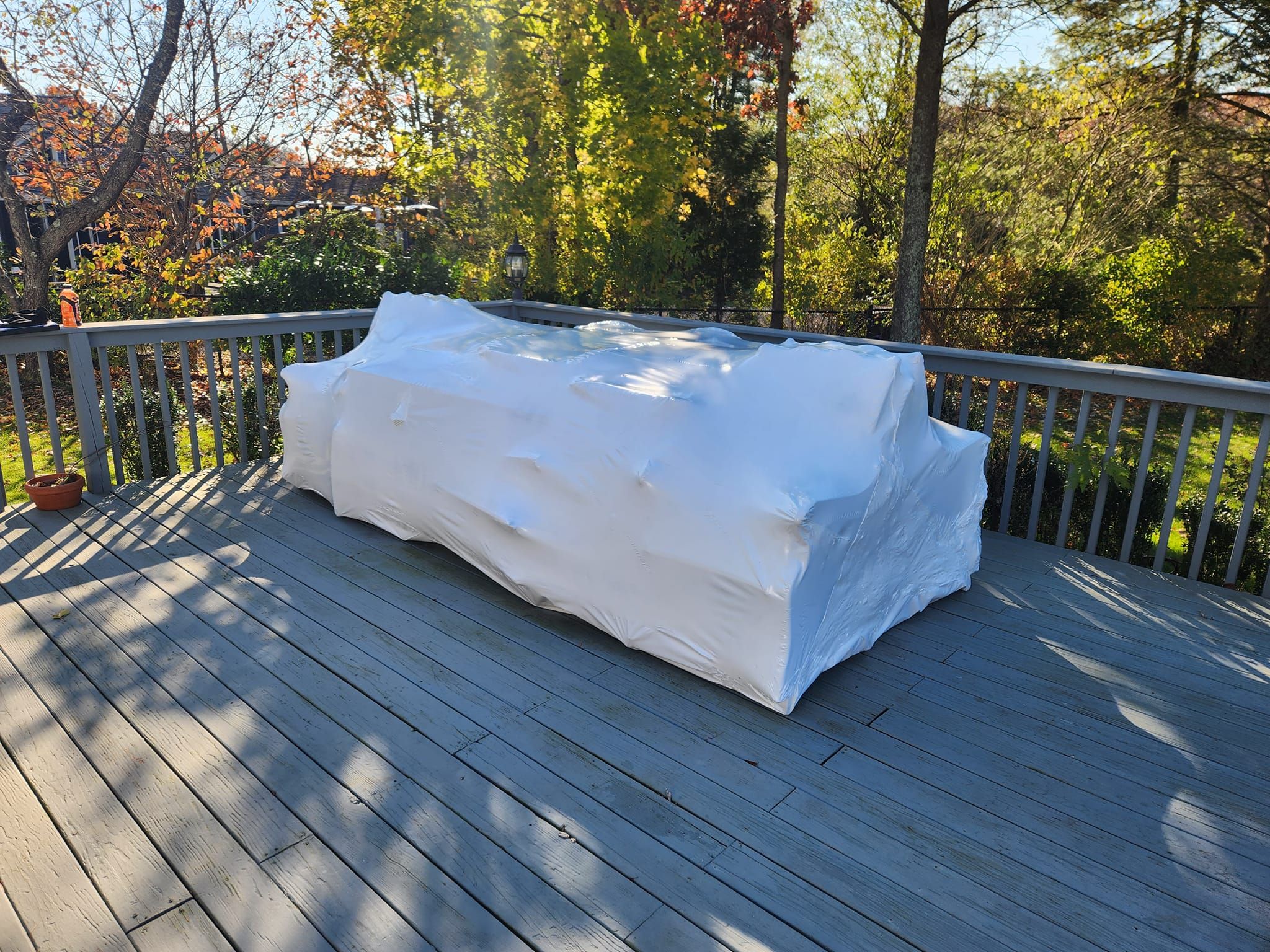 Shrink Wrapping Service for GEM Pool Service in Long Island, NY